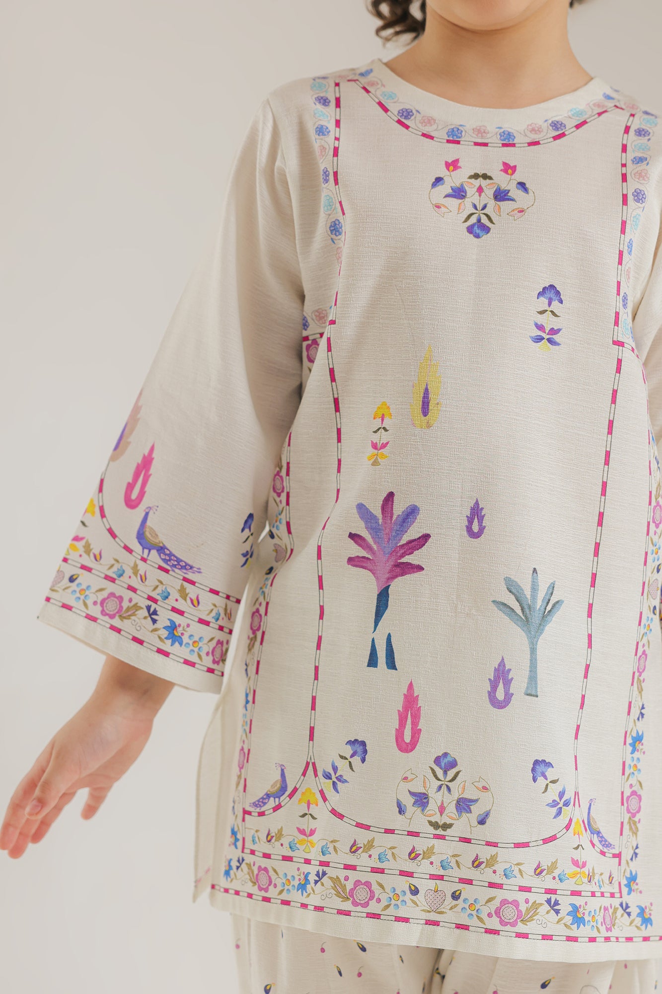 PRINTED SUIT (E1673/402/001 E1673/302/001)