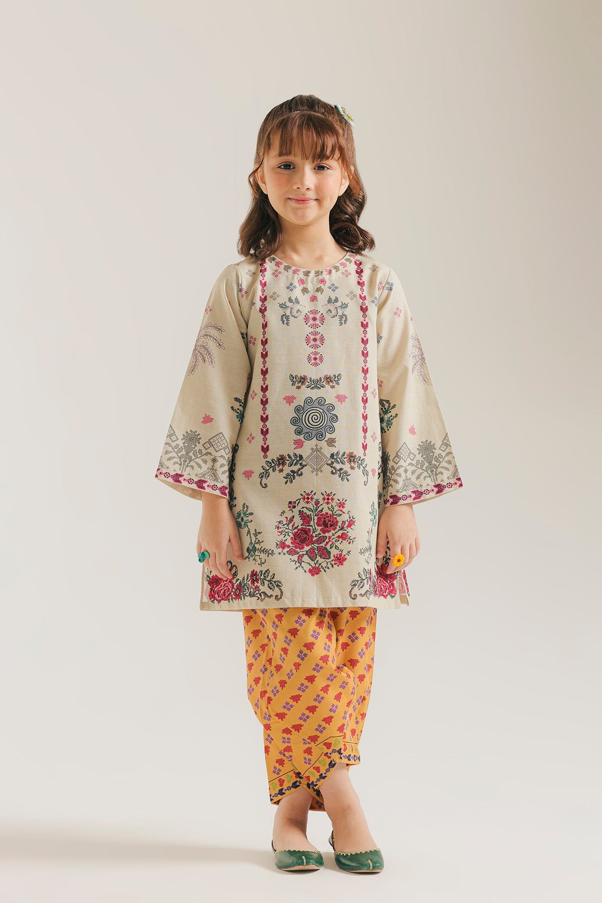 PRINTED SUIT (E1805-402-006 E1805-302-006)