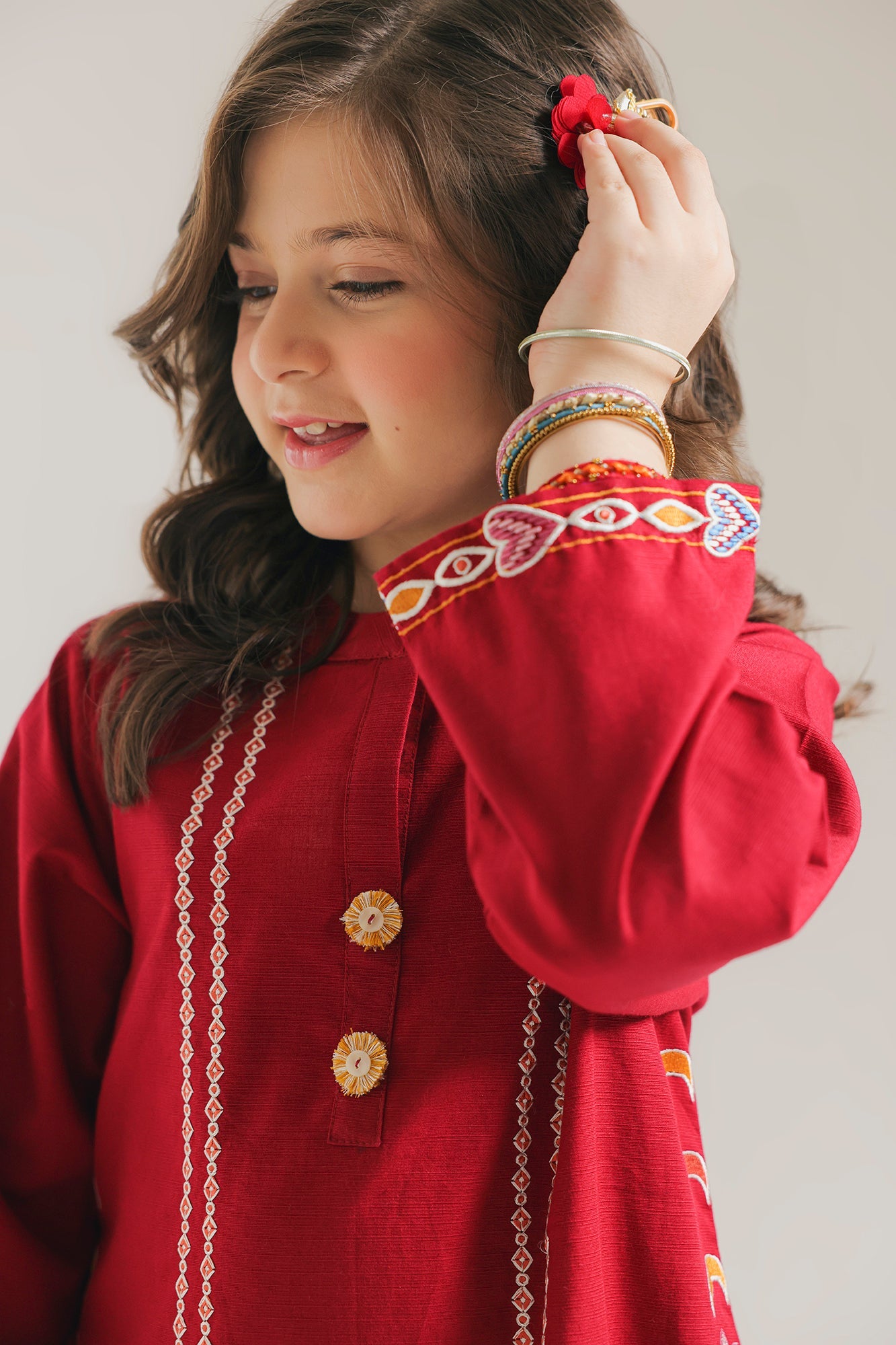 EMBROIDERED SUIT (E1812-402-310 E1812-302-310)