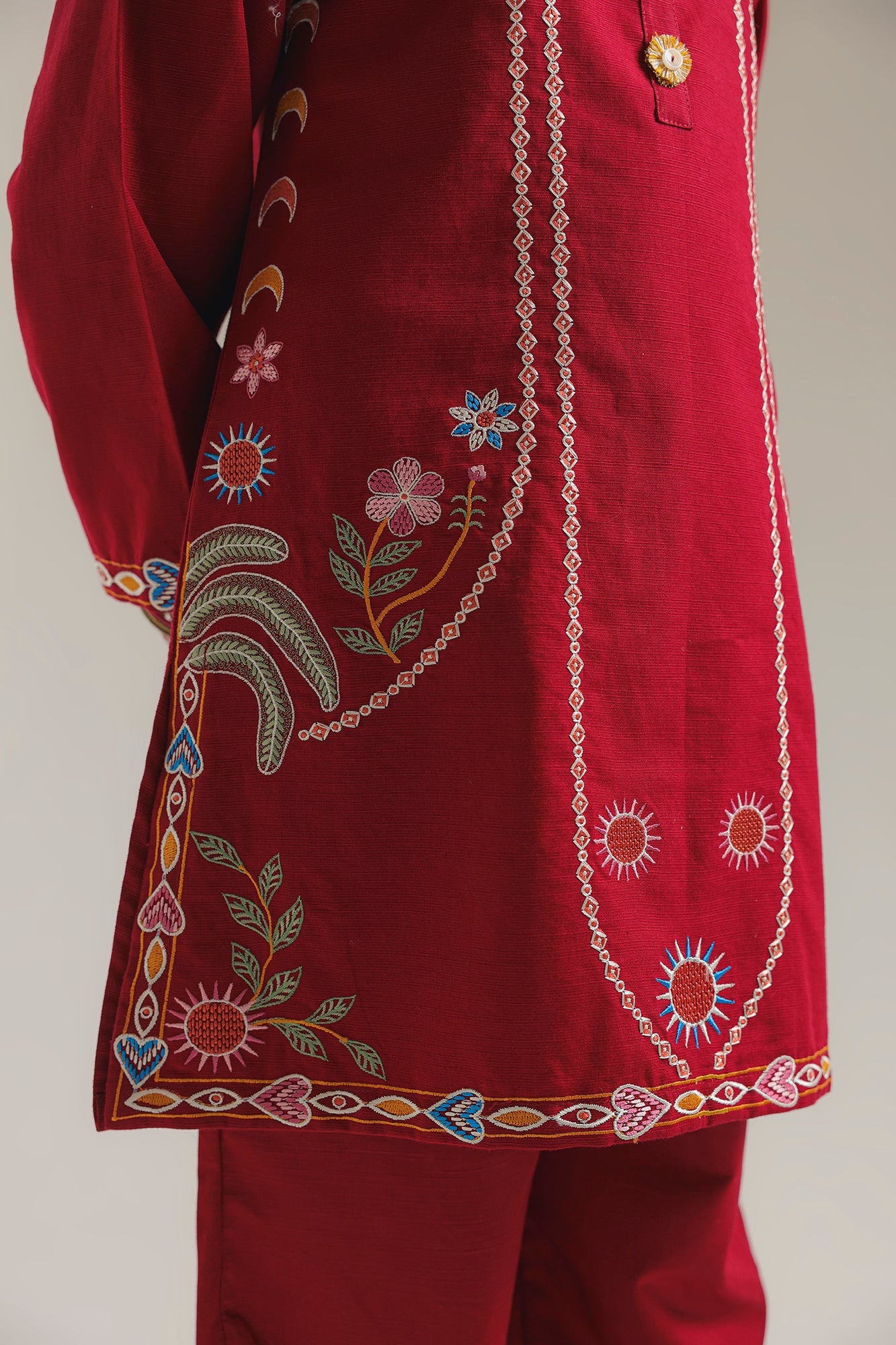 EMBROIDERED SUIT (E1812-402-310 E1812-302-310)