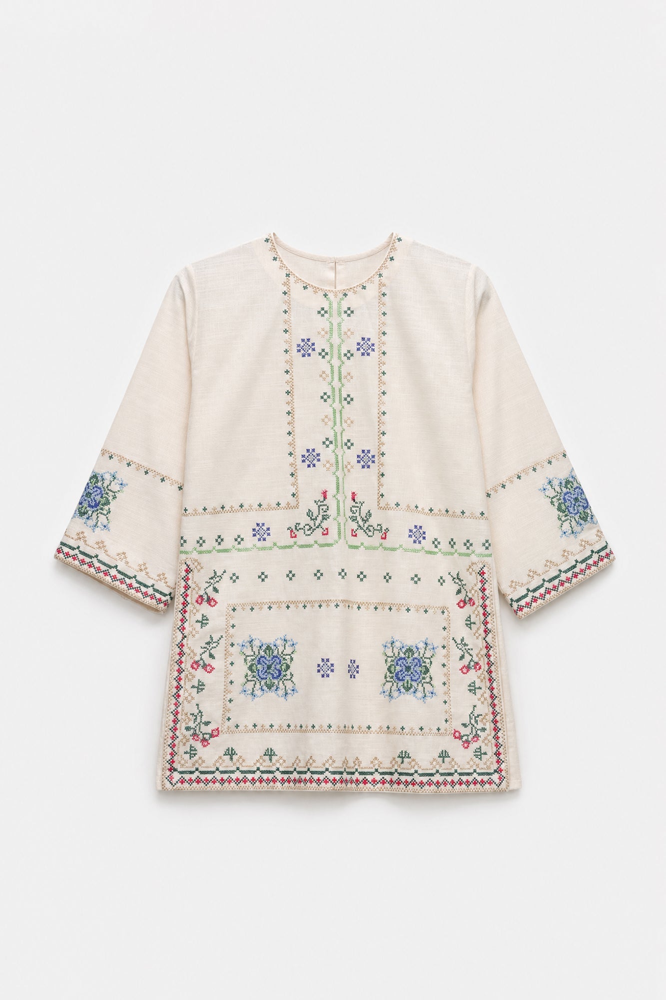 EMBROIDERED SUIT (E1814-402-002 E1814-302-002)