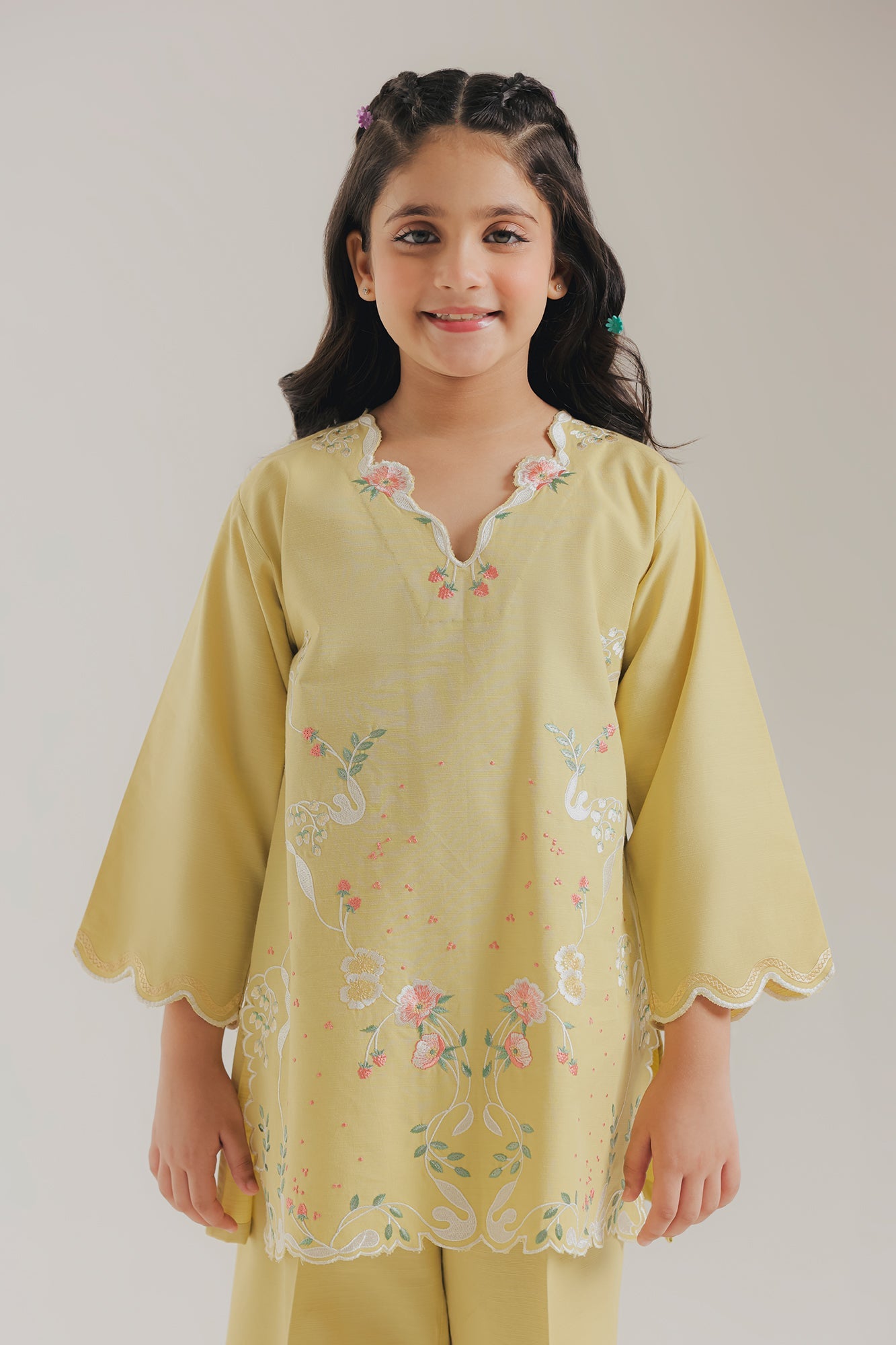 EMBROIDERED SUIT (E1815-402-112 E1815-302-112)