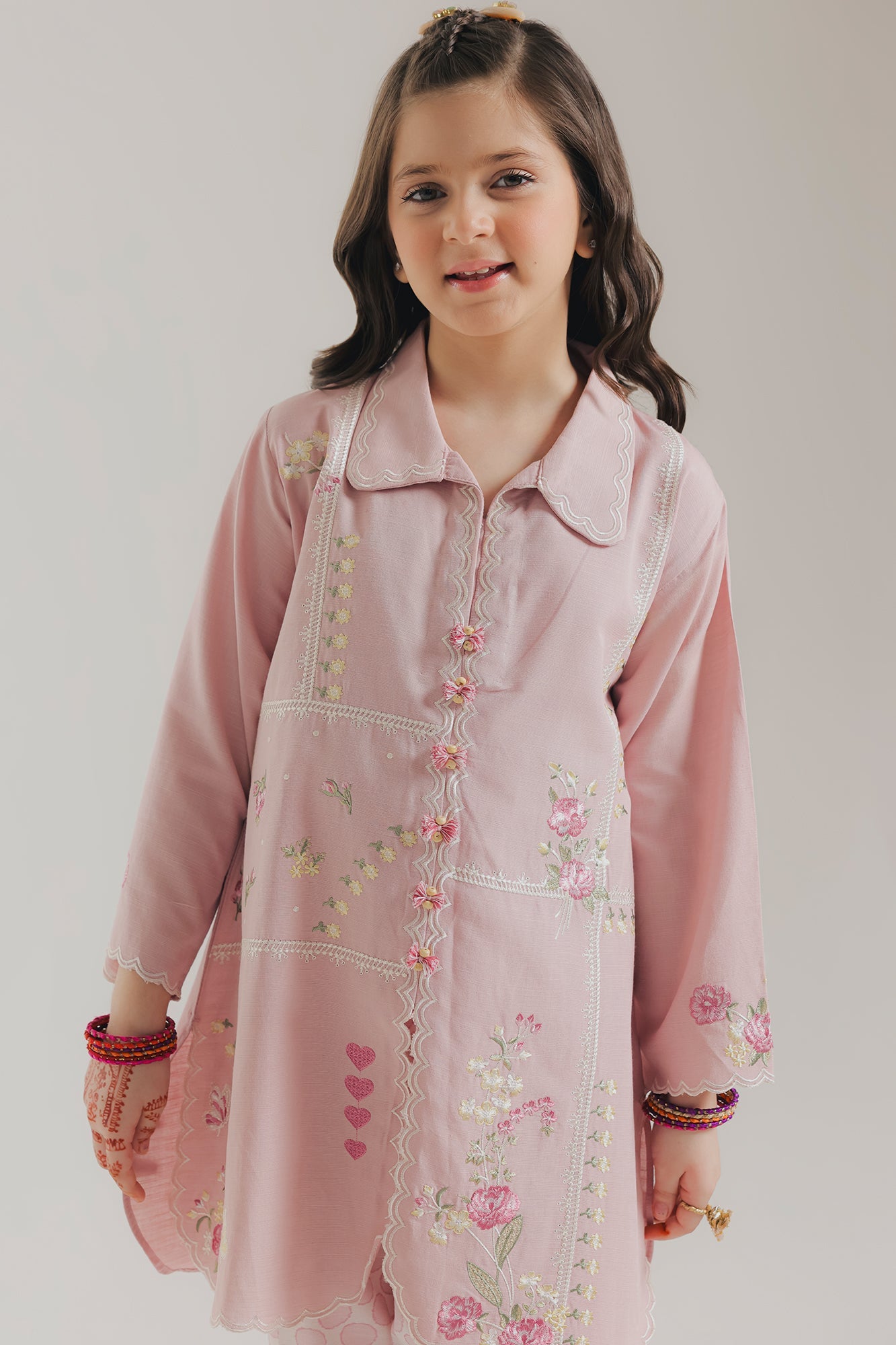 EMBROIDERED SUIT (E1821-402-427 E1821-302-427)