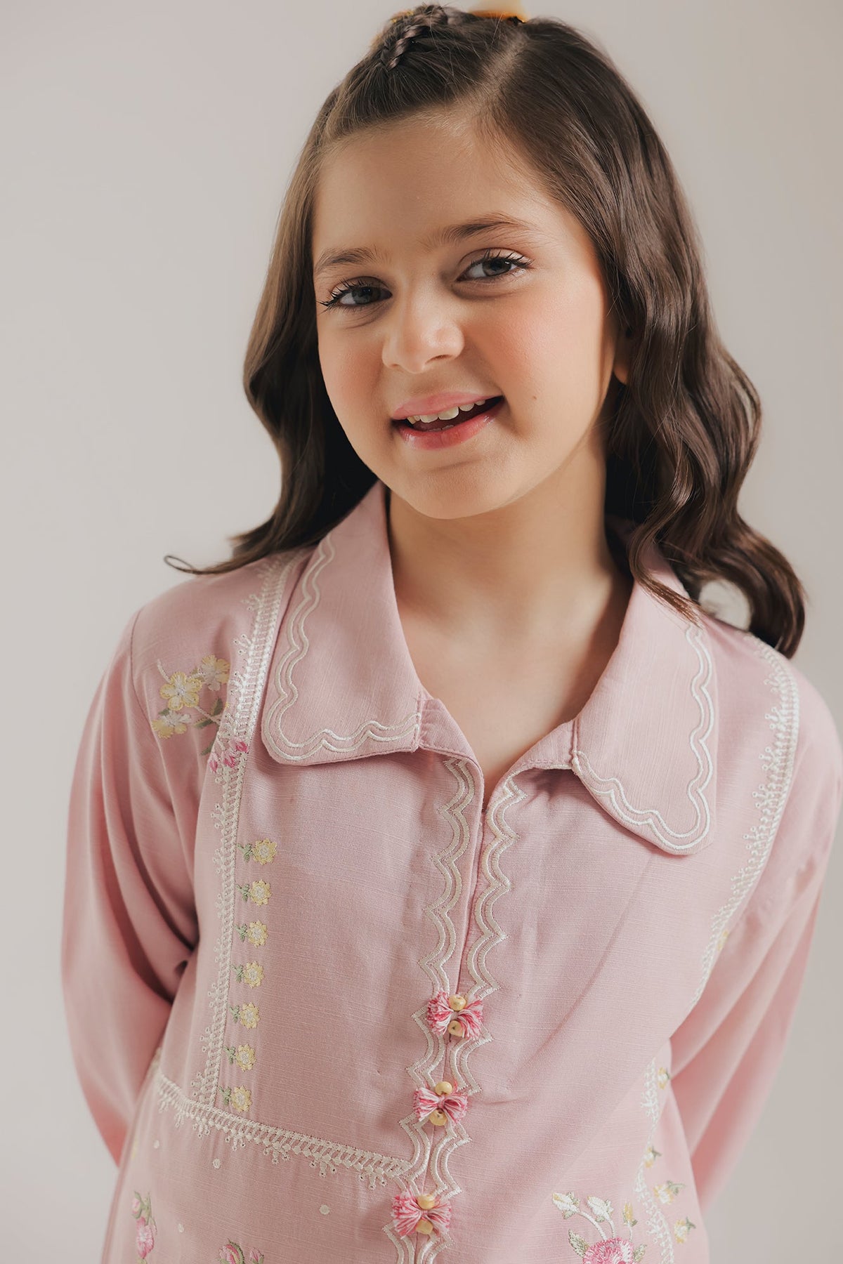 EMBROIDERED SUIT (E1821-402-427 E1821-302-427)