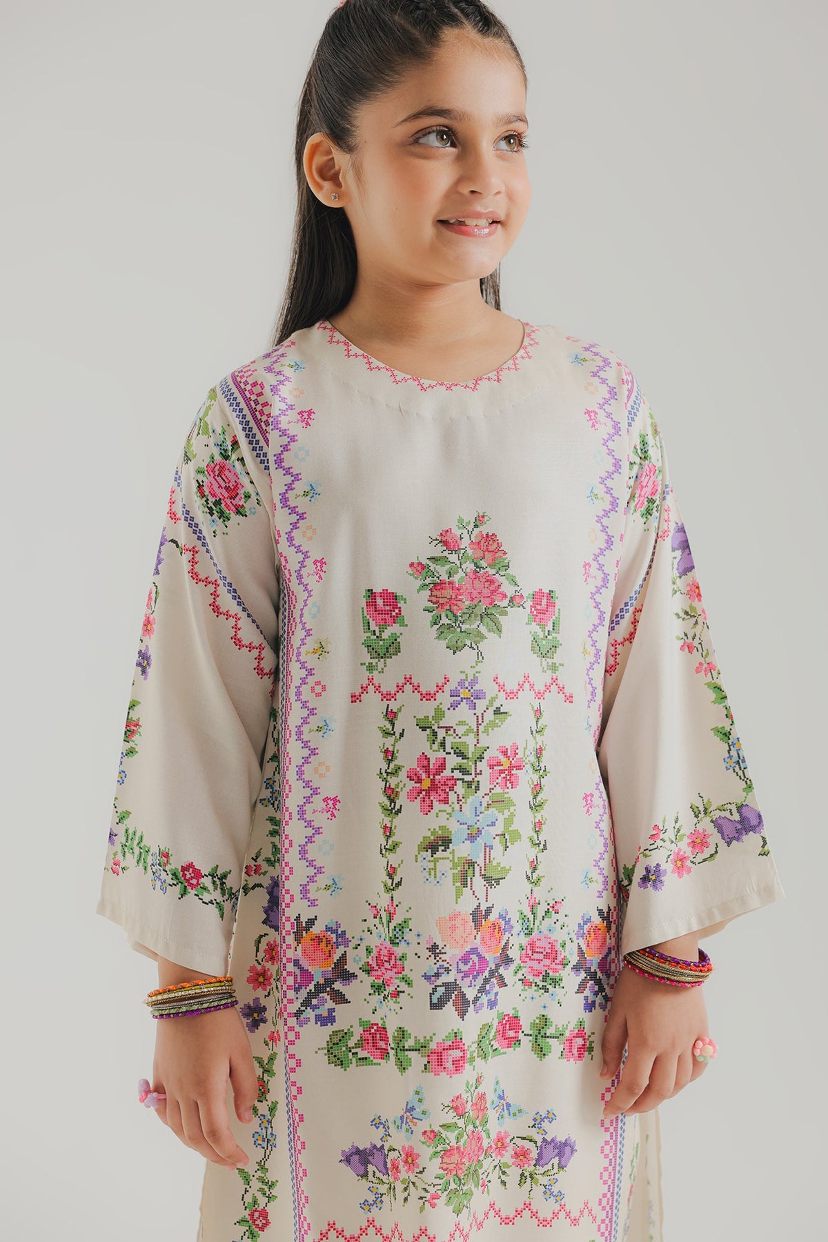 EMBROIDERED SUIT (E1829-402-003 E1829-302-003)