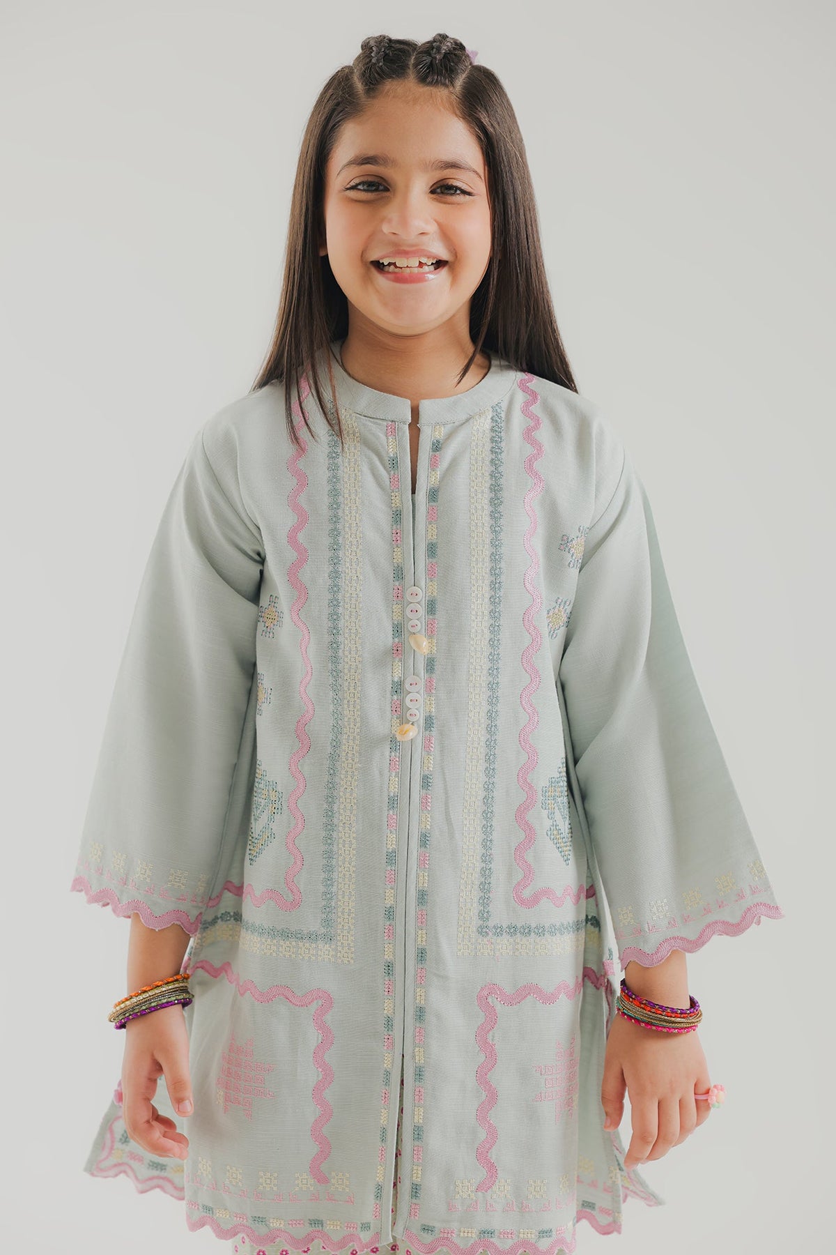 EMBROIDERED SUIT (E1841-402-720 E1841-302-720)