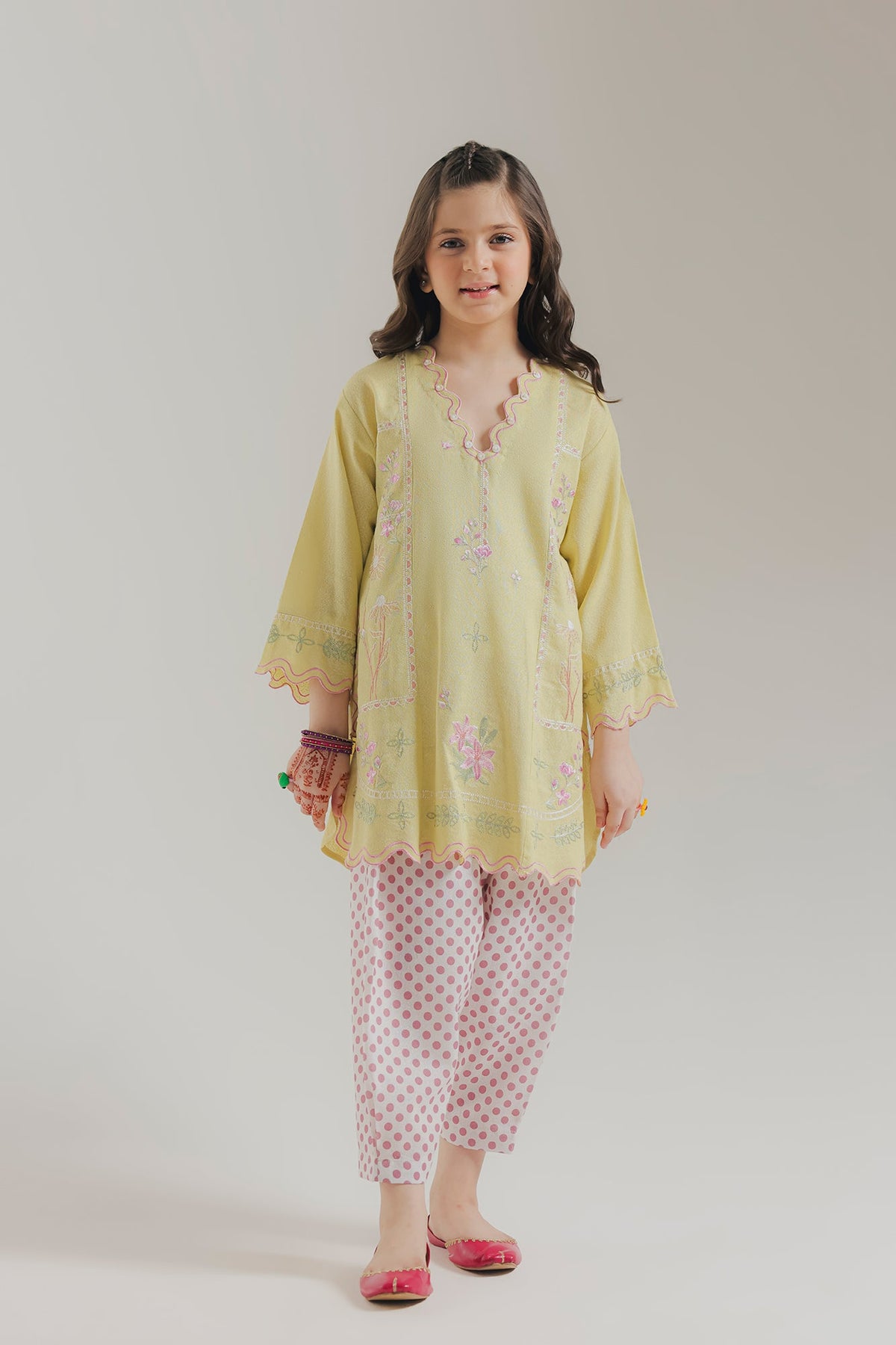 EMBROIDERED SUIT (E1855-402-115 E1855-302-115)