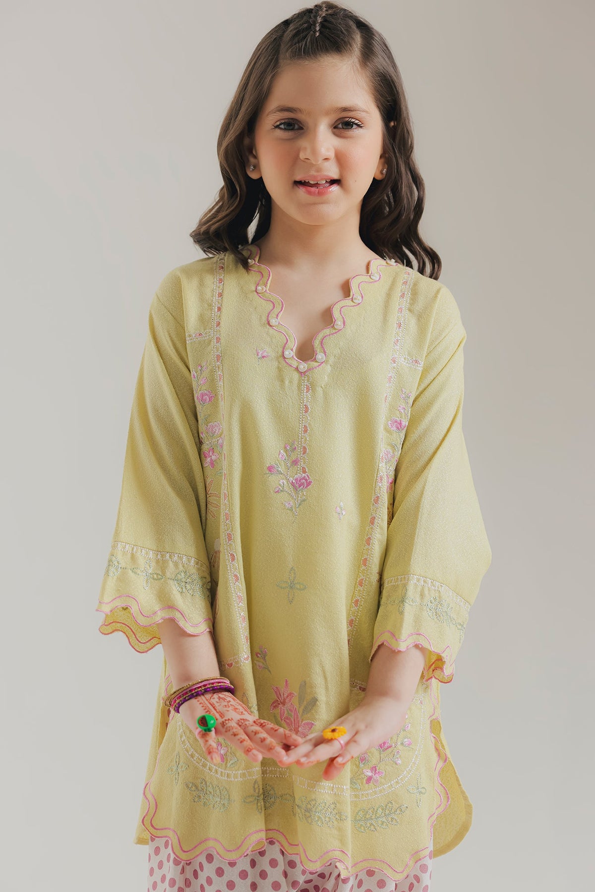 EMBROIDERED SUIT (E1855-402-115 E1855-302-115)