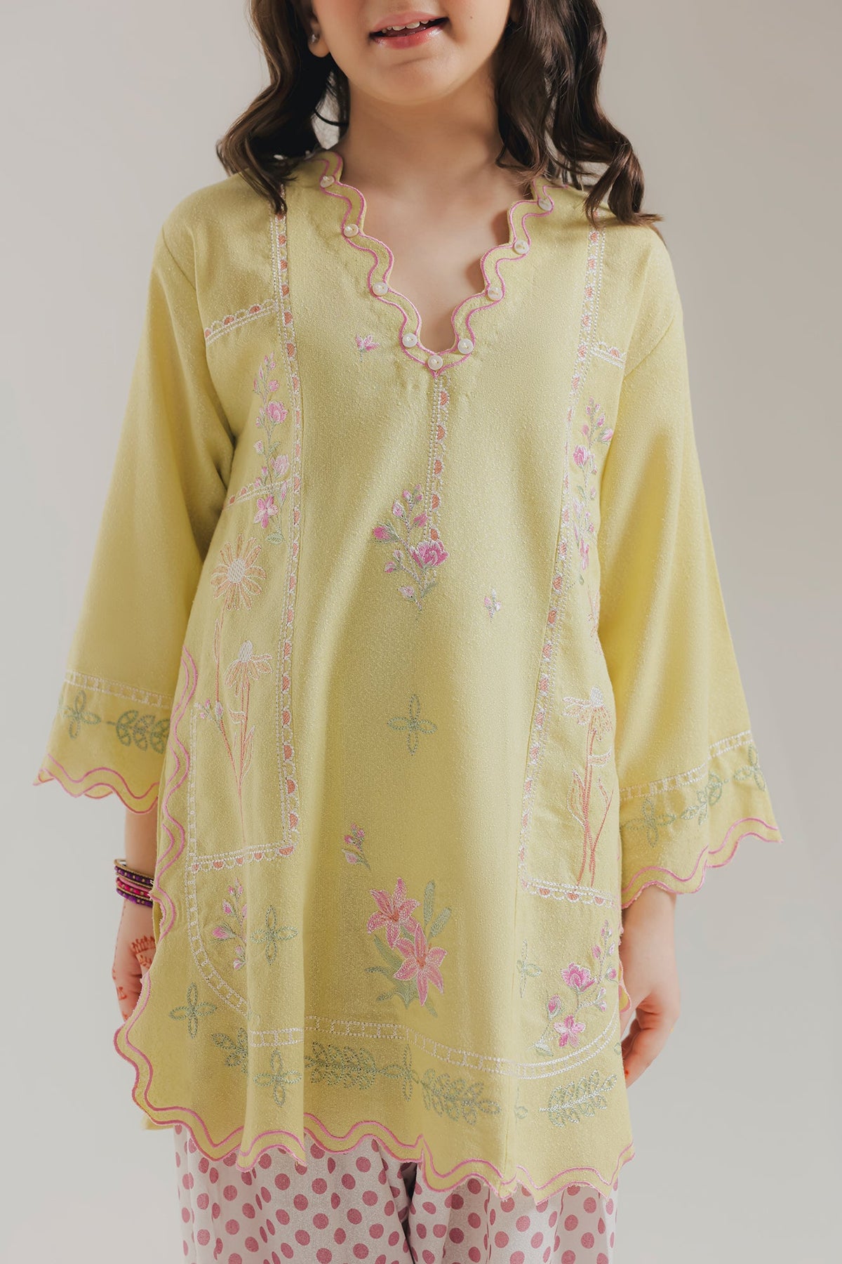 EMBROIDERED SUIT (E1855-402-115 E1855-302-115)