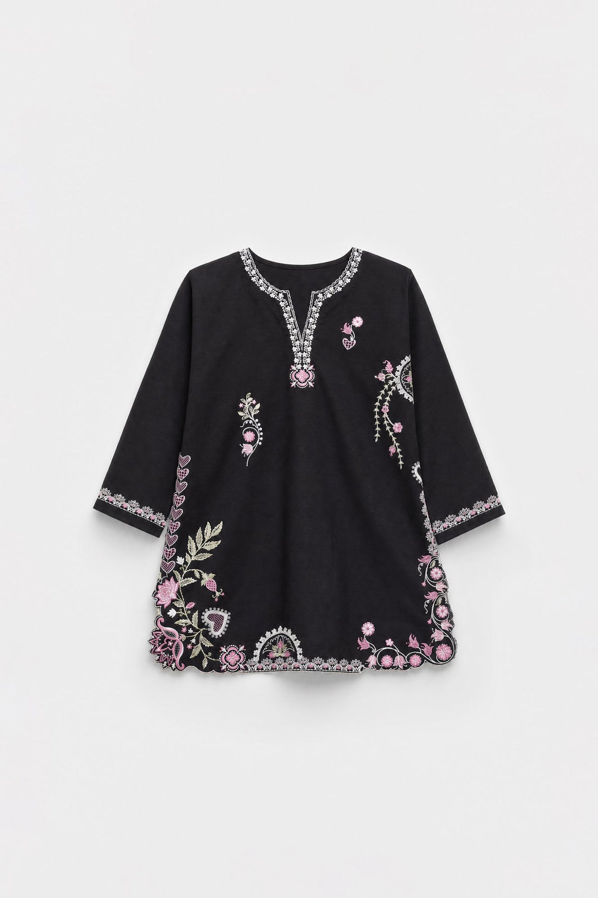 EMBROIDERED SUIT (E1860-402-902 E1860-302-902)