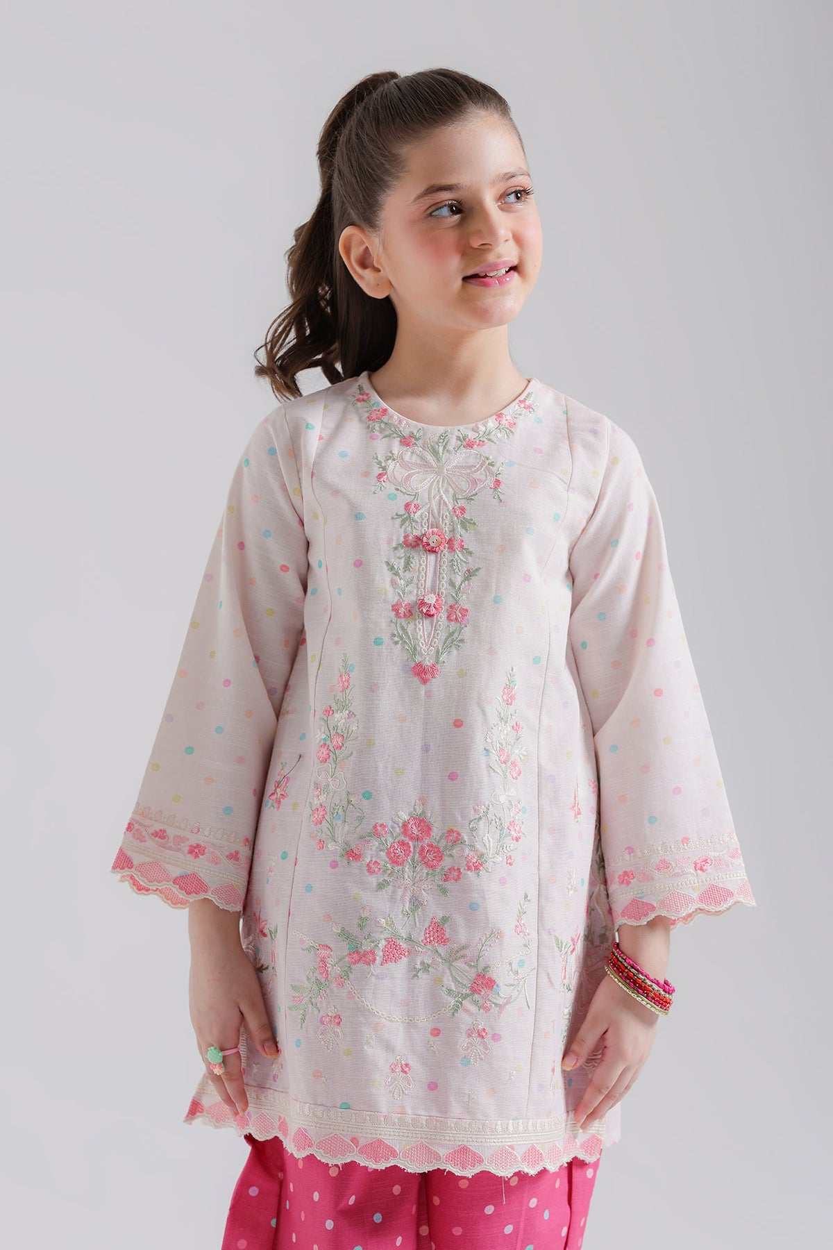 EMBROIDERED SUIT (E1883-402-330 E1883-302-330)