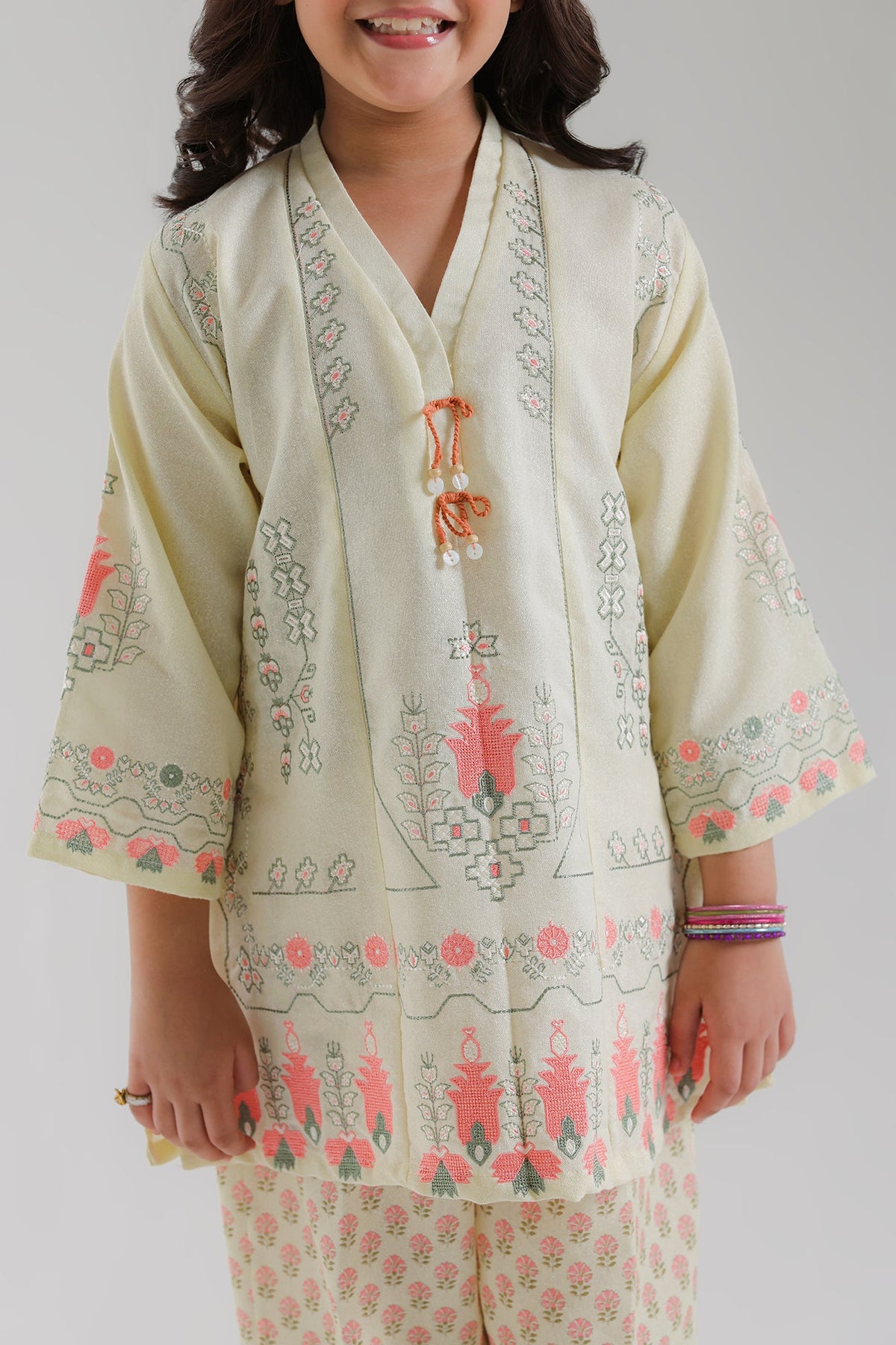 EMBROIDERED SUIT (E1899-402-003 E1899-302-003)