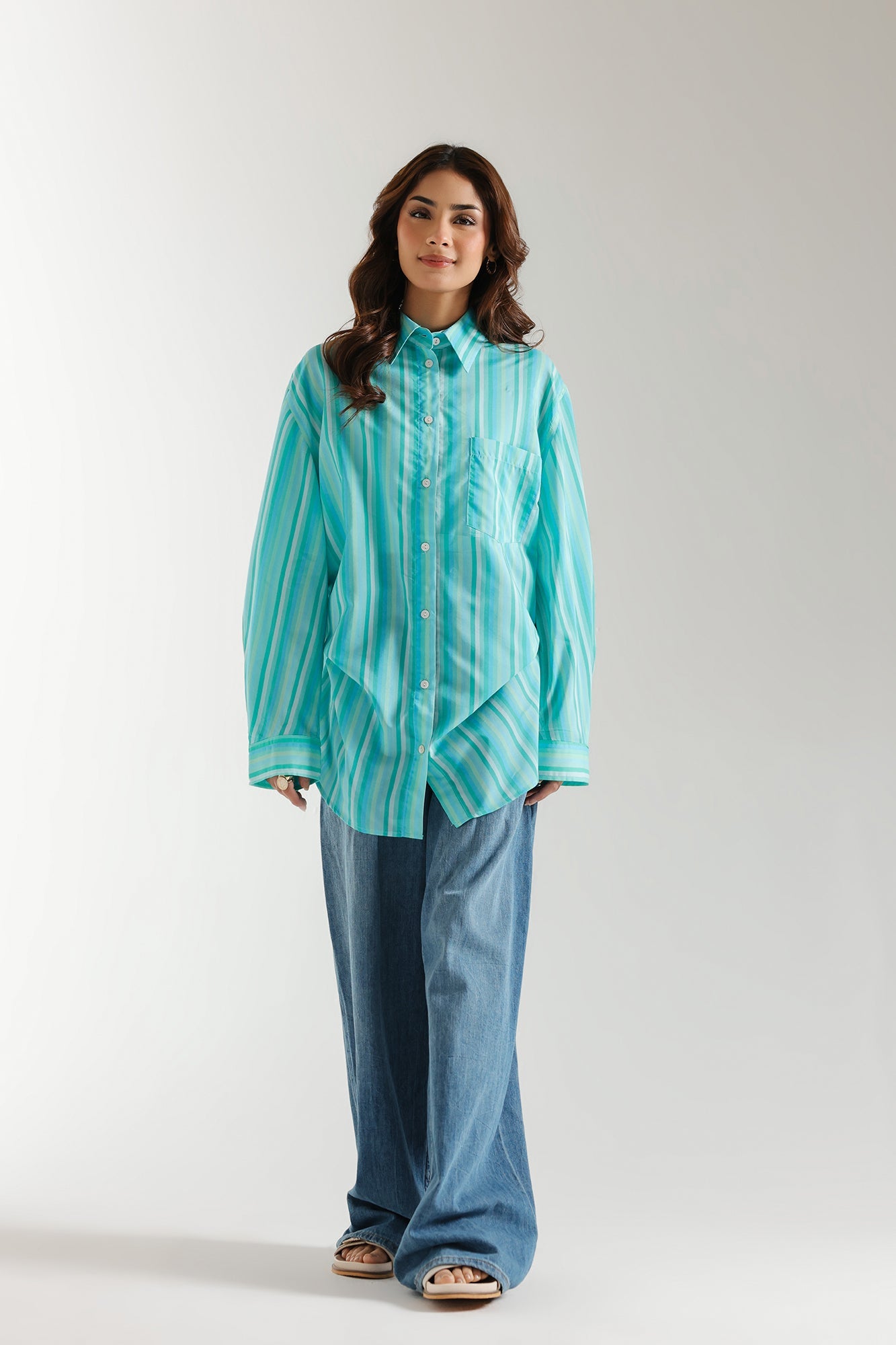 Button Down Striped Shirt (E2360/108/714)