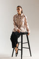 3 Piece Unstitched Embroidered Paper Cotton Suit | D-2505-B