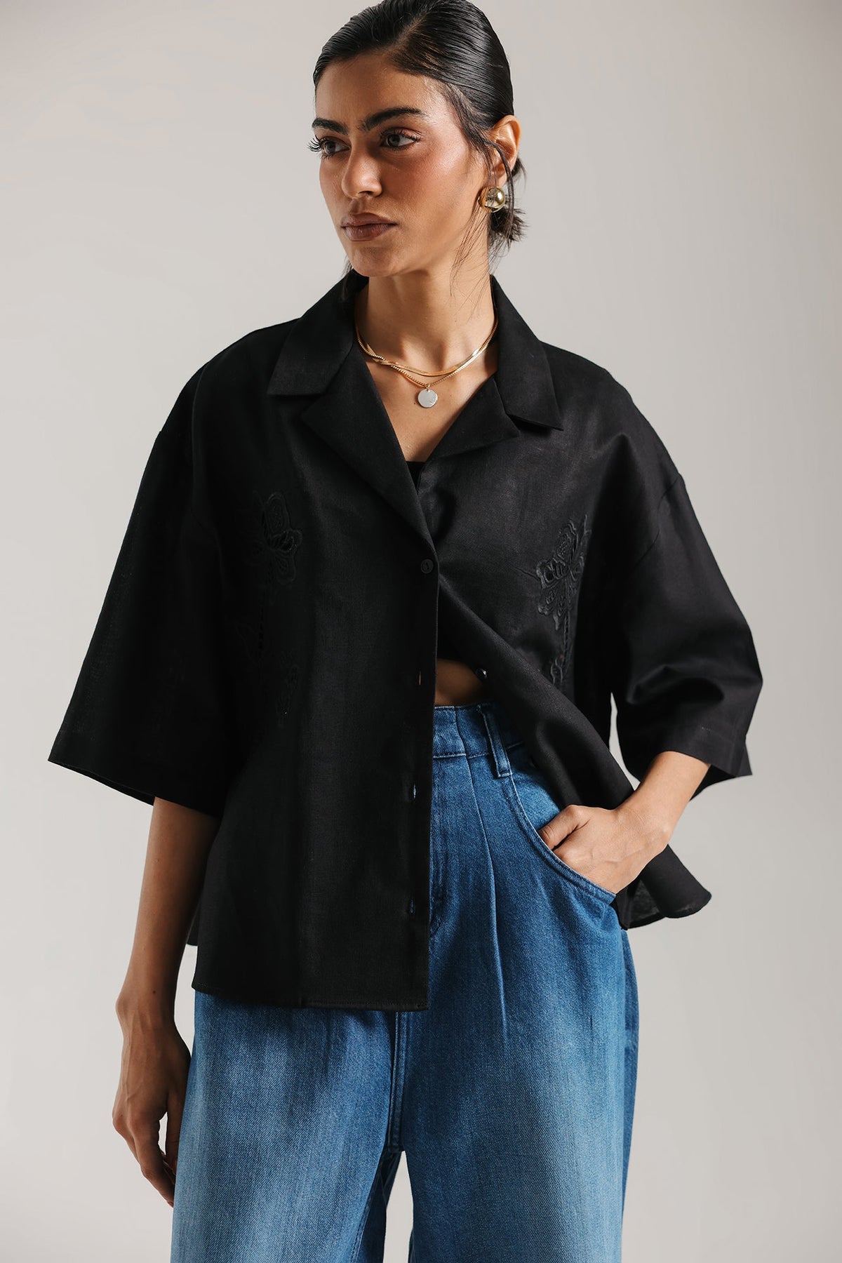 EMBROIDERED SHIRT (E3434/108/902)