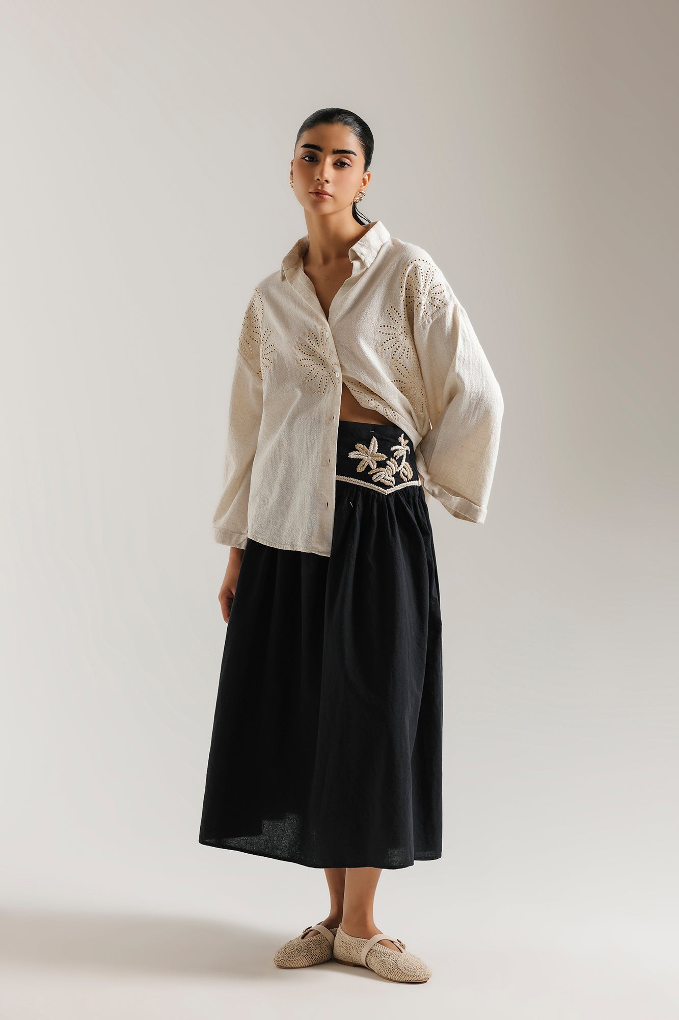 EMBROIDERED SHIRT (E3461/108/001)