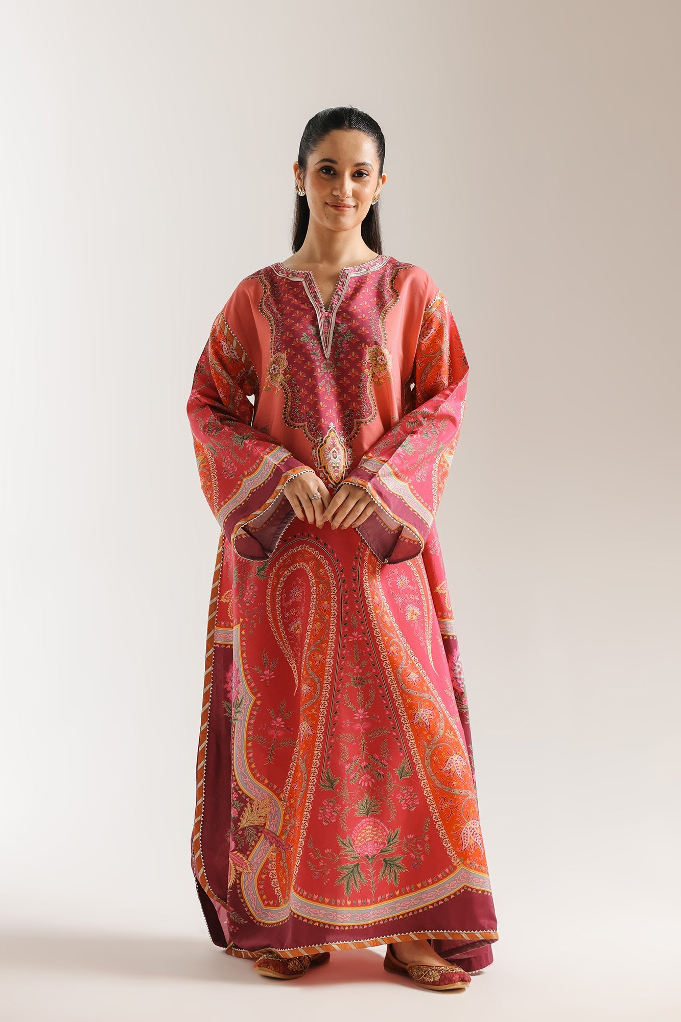 Printed Kaftan (E4200/103/417)