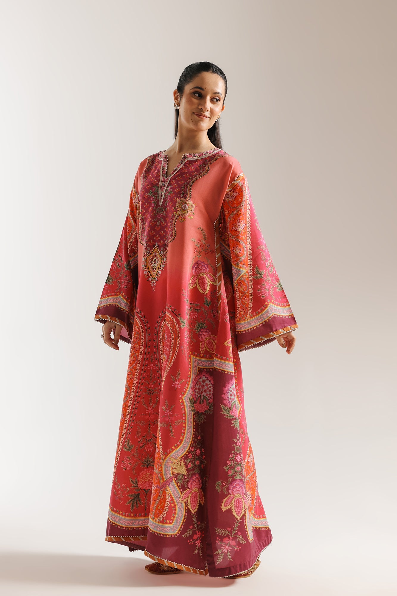 Printed Kaftan (E4200/103/417)