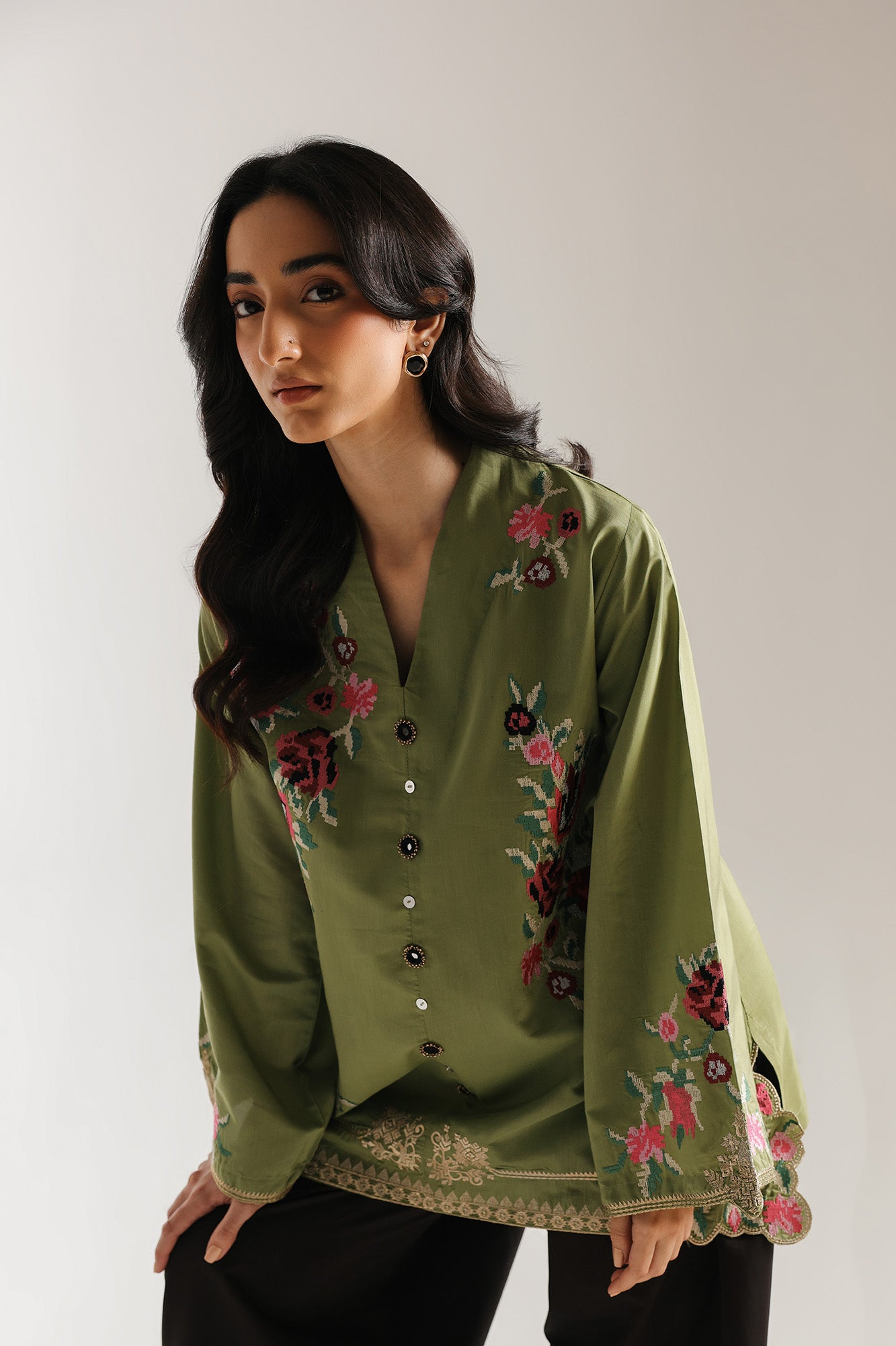 EMBROIDERED SUIT (E4230/103/120)