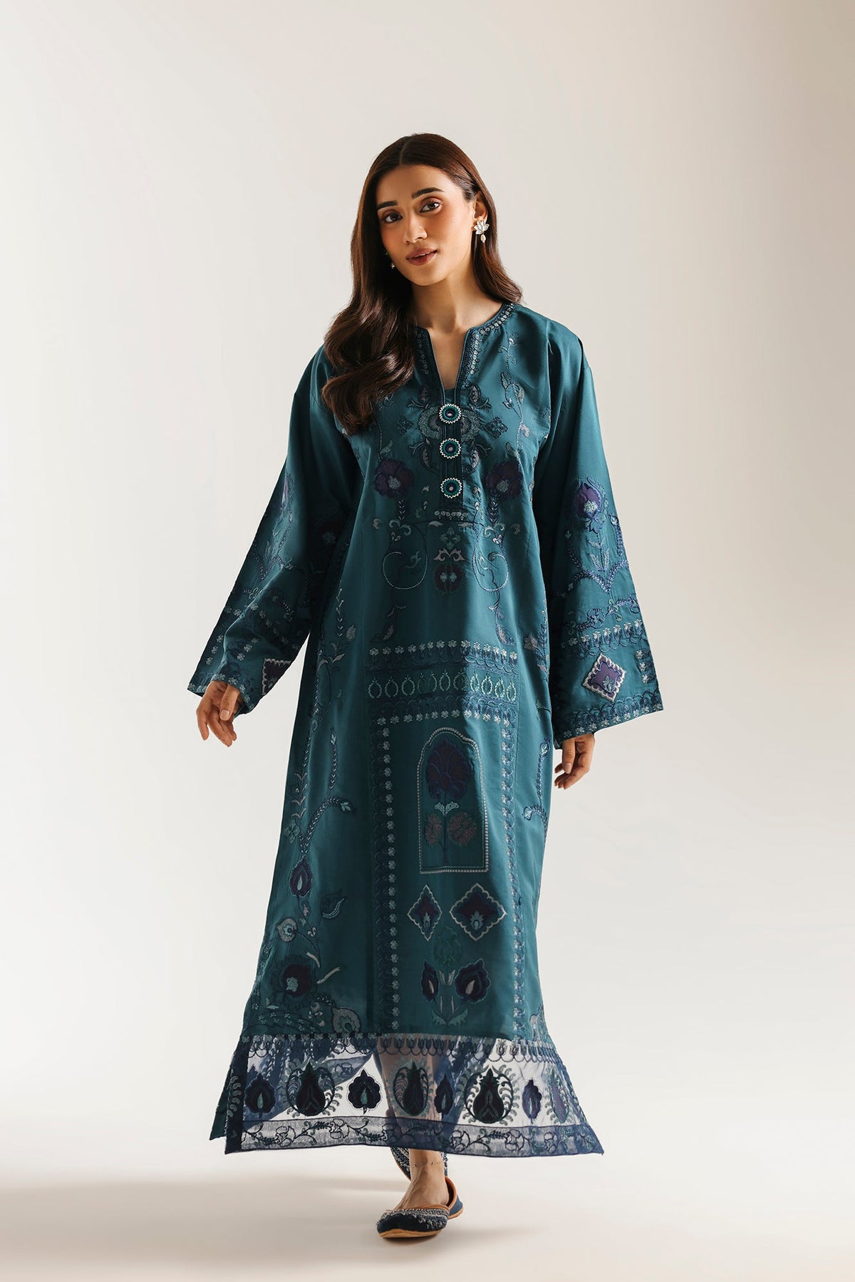 EMBROIDERED KAFTAN (E4394/103/711)