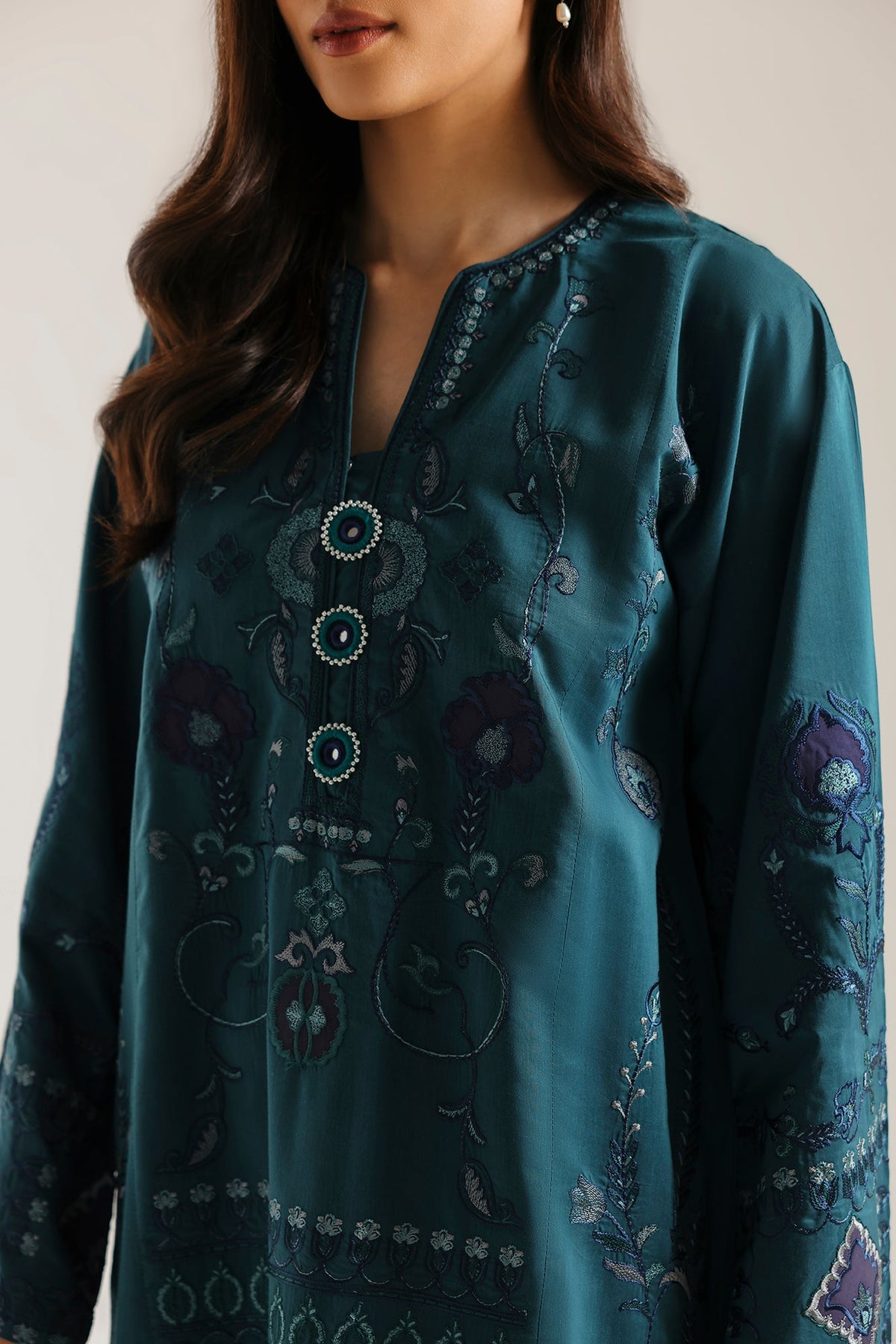 EMBROIDERED KAFTAN (E4394/103/711)