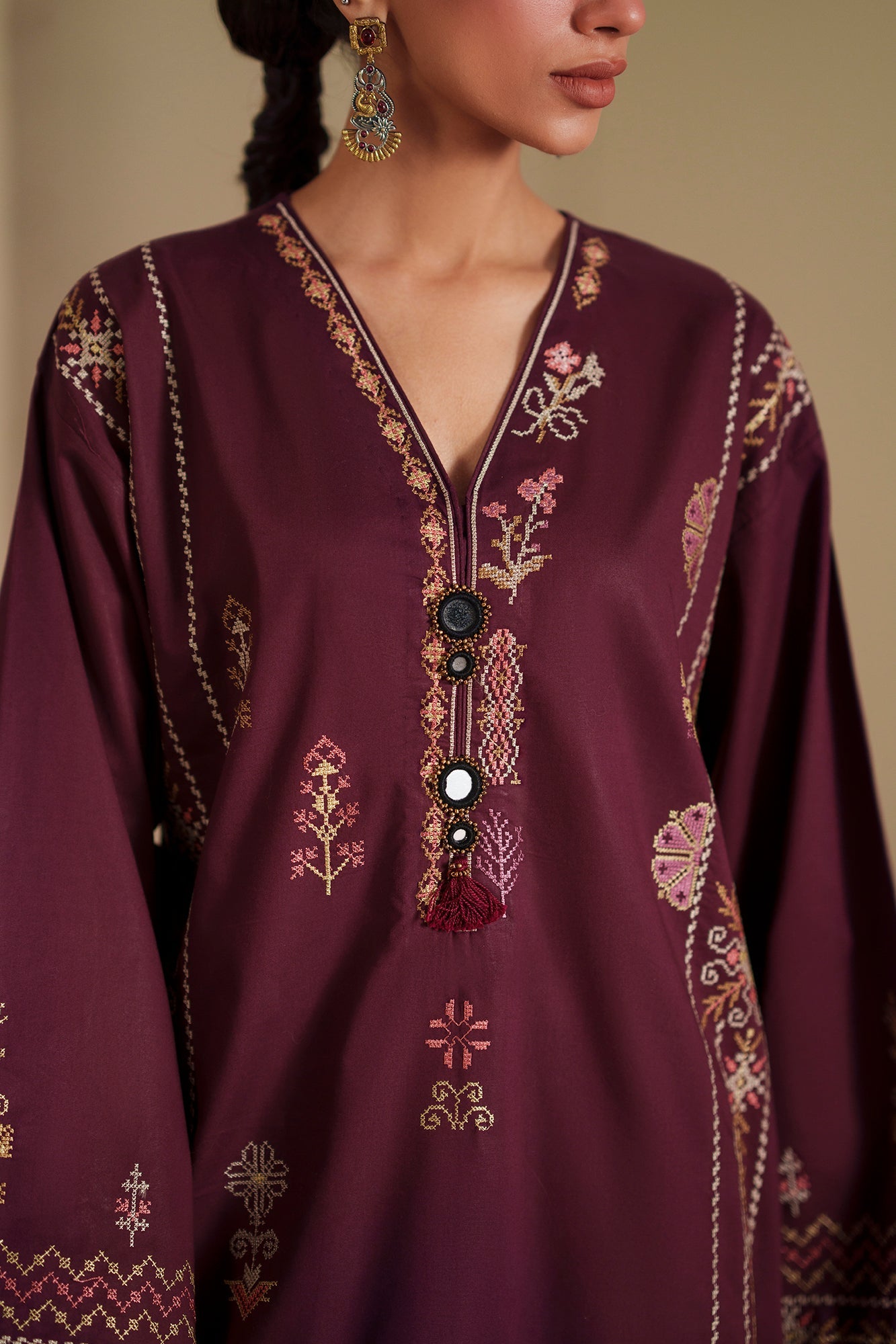 Embroidered Suit (E4453/103/414)