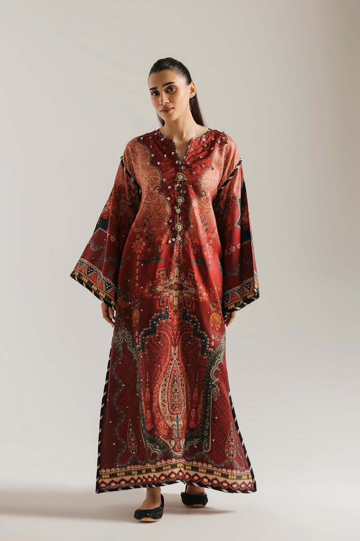 EMBROIDERED KAFTAN (E4851-103-325)