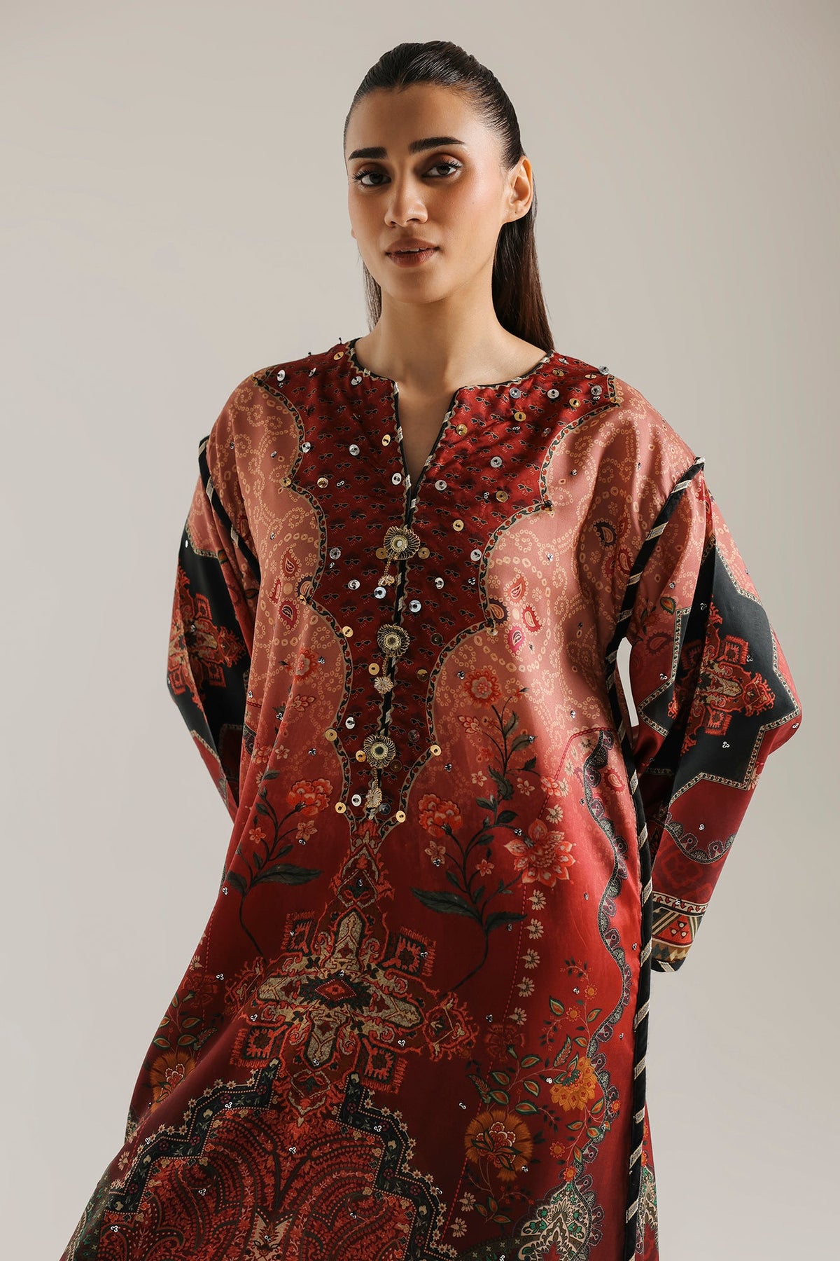 EMBROIDERED KAFTAN (E4851-103-325)