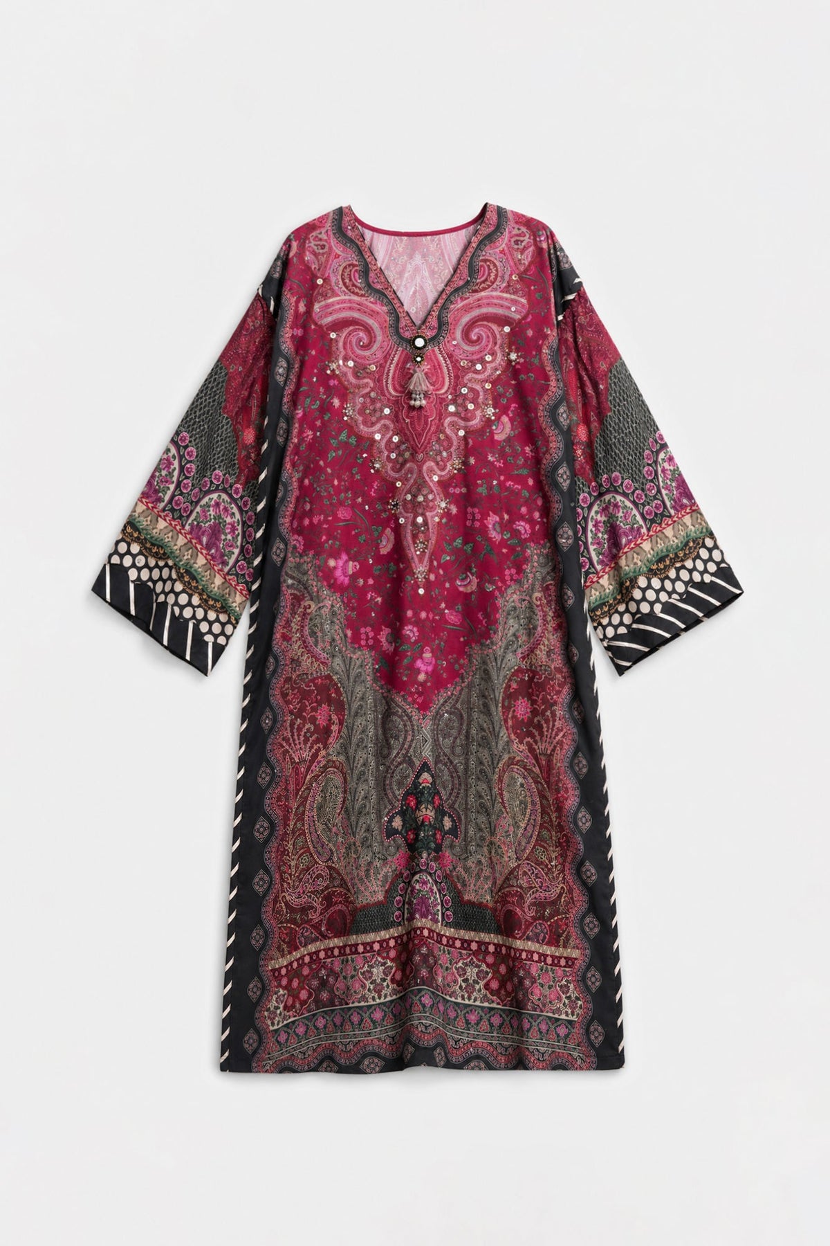 EMBROIDERED KAFTAN (E4852-103-402)