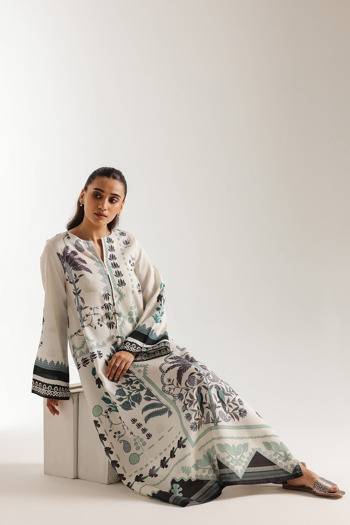 PRINTED DRESS (E7514/102/002)
