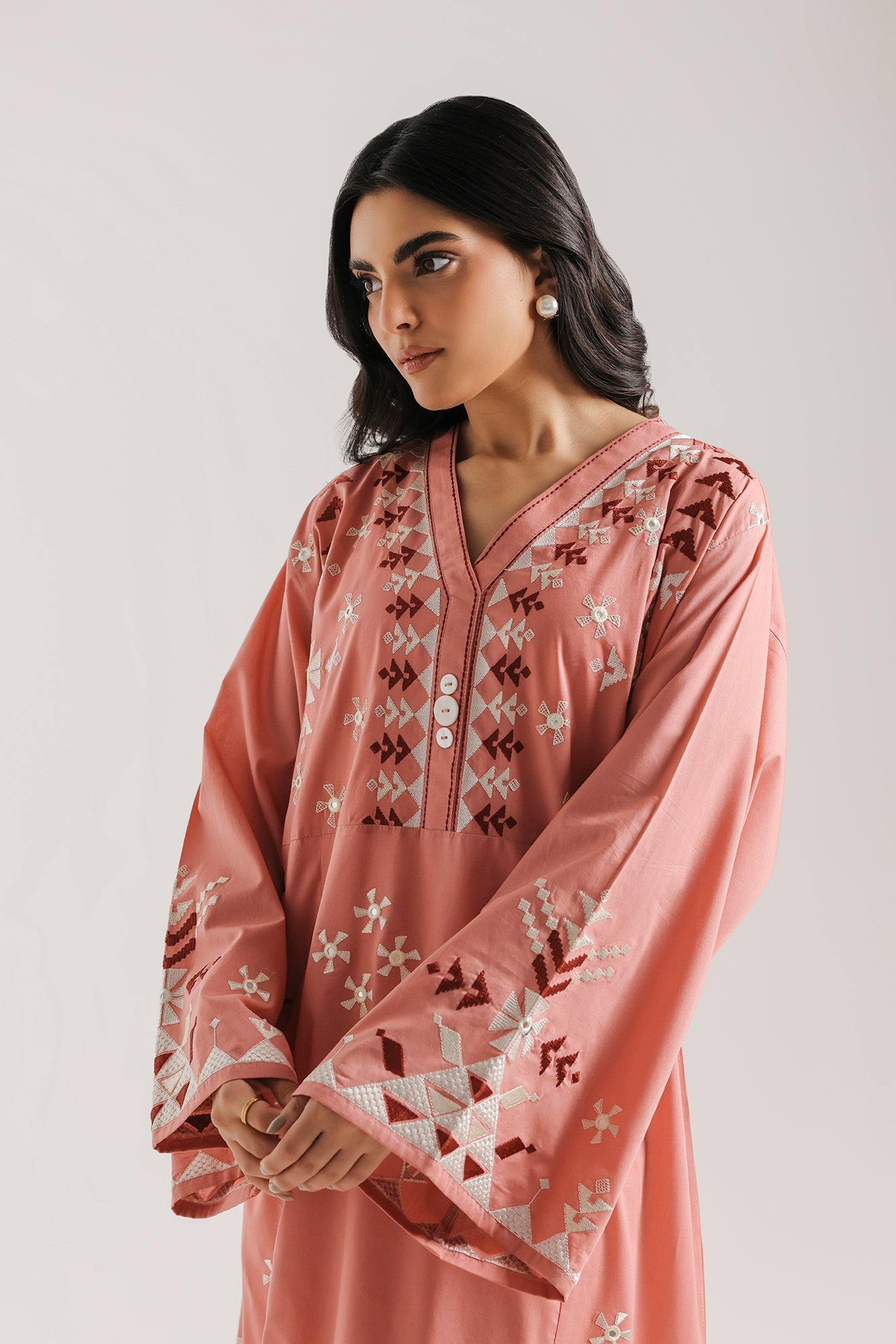 EMBROIDERED DRESS (E7567/102/422)