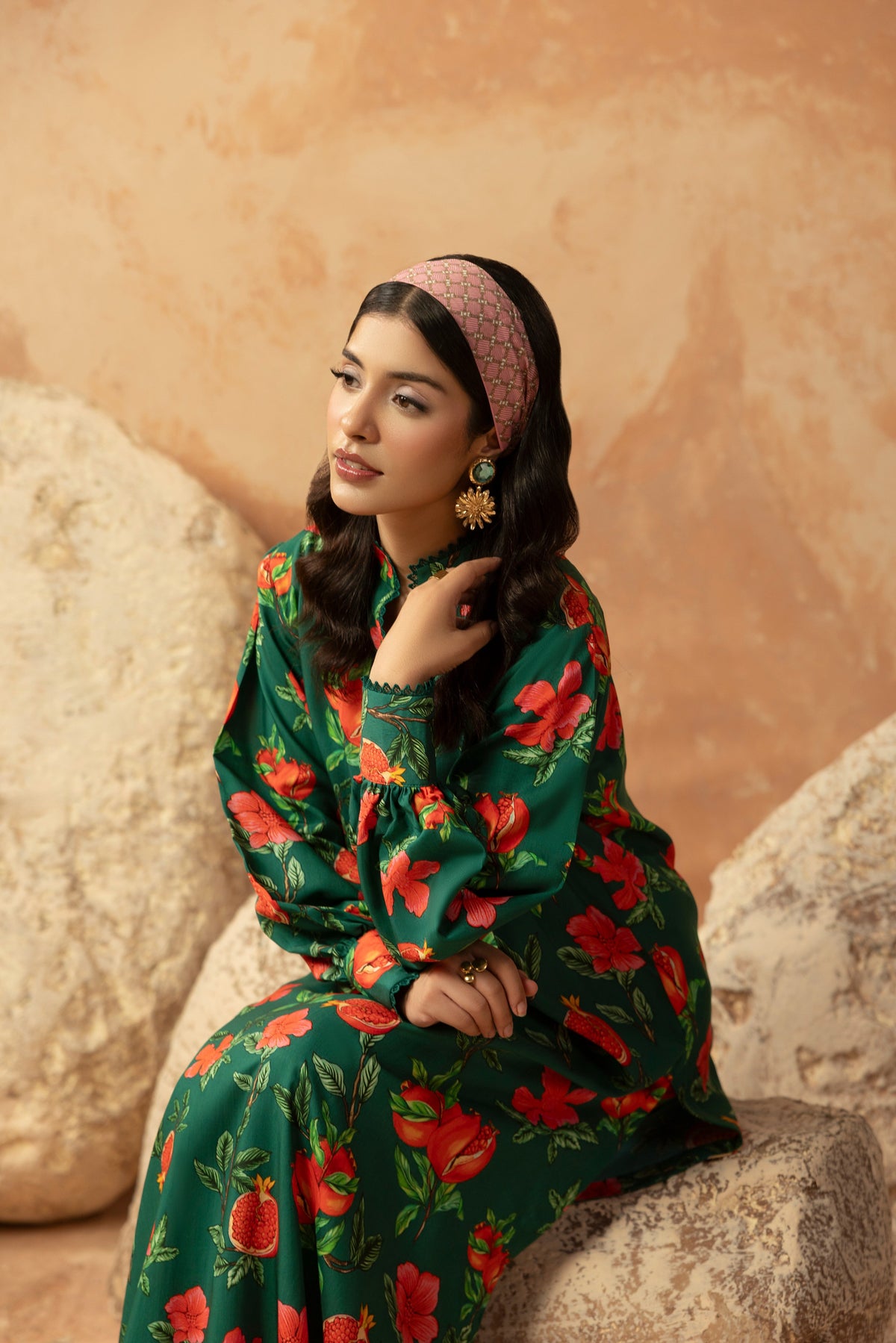Aneelas Viscose Printed Shirt Trouser 2pc [VC-26-28] [Dispatch Time 2 Months]