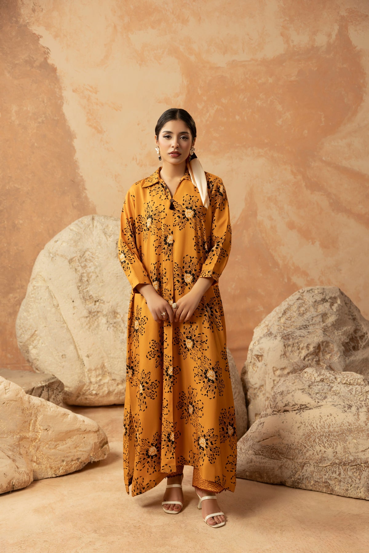 Aneelas Print Only Viscose 2pc [VC-26-23-B] [Dispatch Time 2 Months]