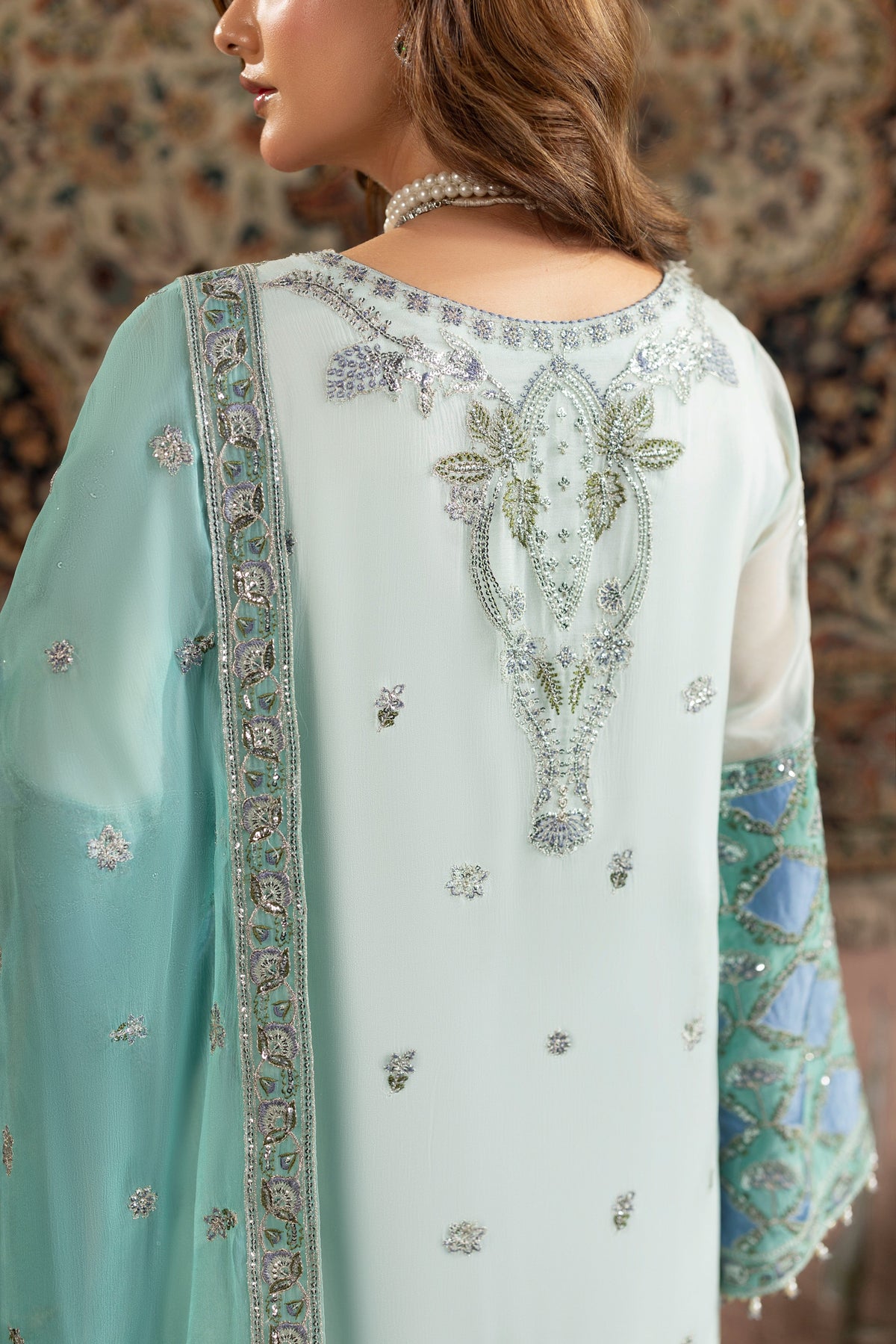 Aneelas Formal Chiffon Emb 3pc [LUX-CH-26-01] [Dispatch Time 2.5 Months]