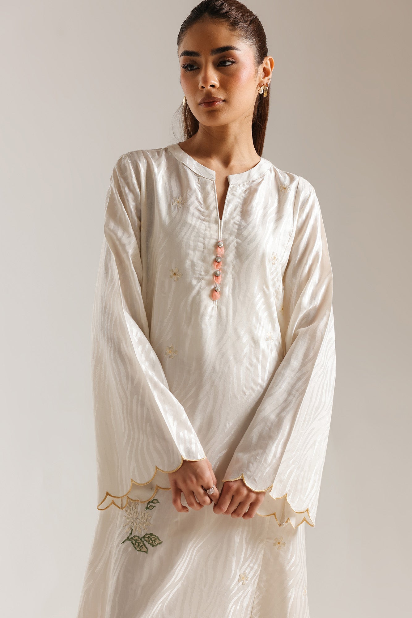EMBROIDERED DRESS (E7703/102/002)