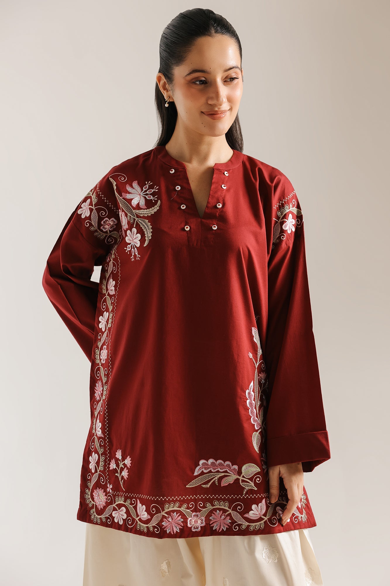 EMBROIDERED KURTI (E7957/102/305)