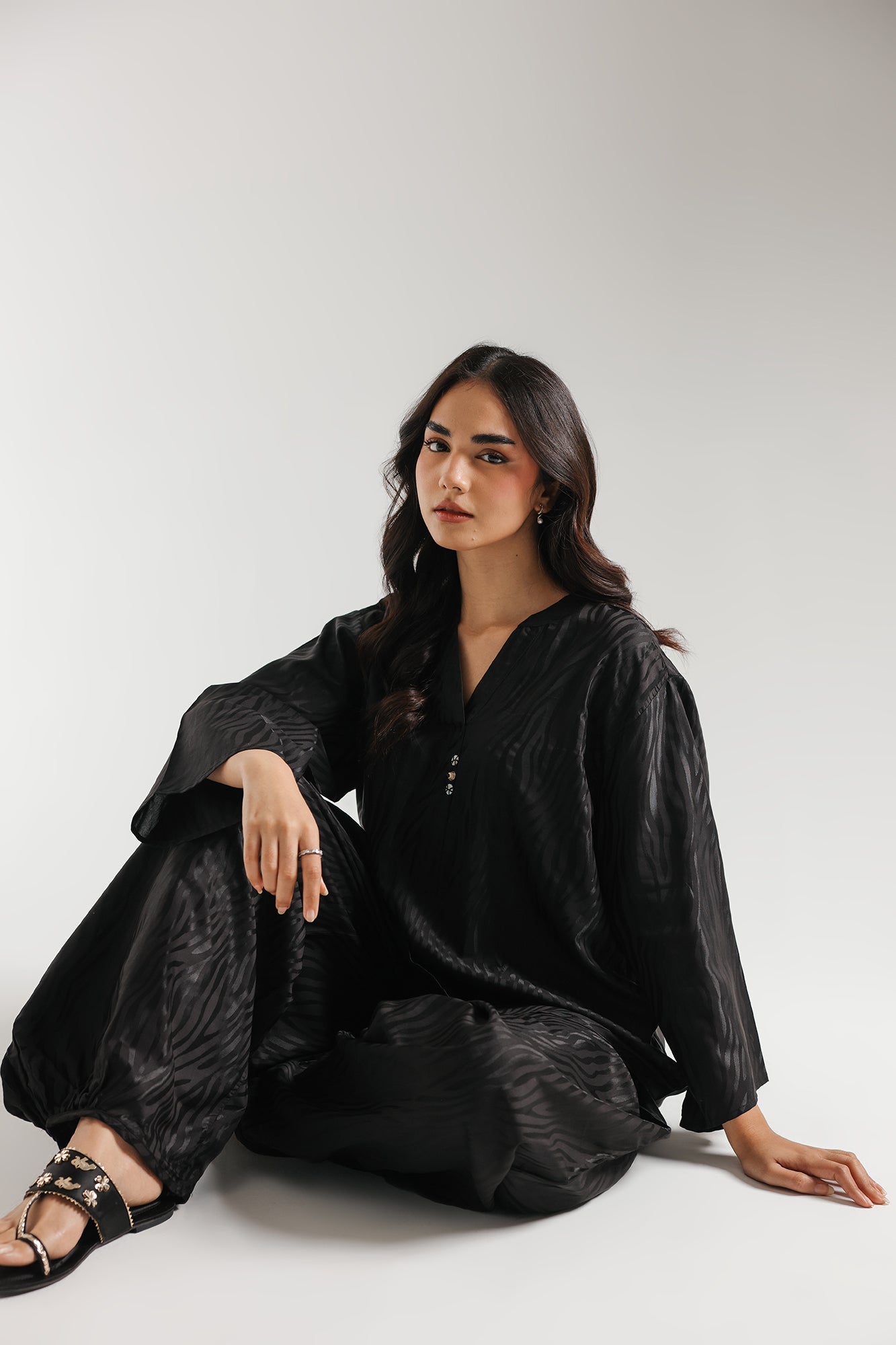Shoot Stitched Luxe Eid Schiffli Laserkari '26 - Style A