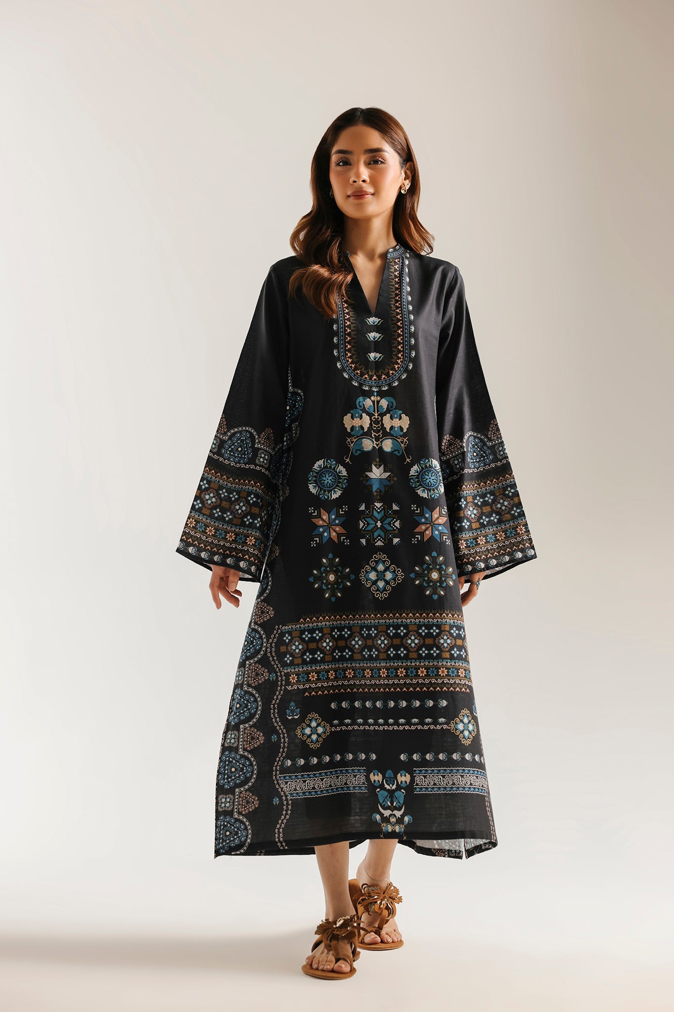 Printed Kaftan (E8194/102/902)