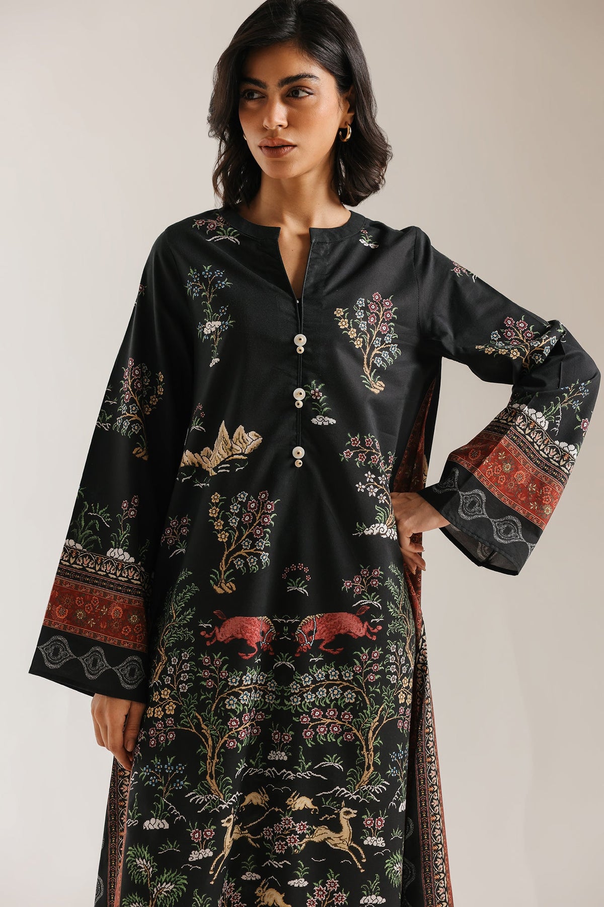 PRINTED KAFTAN (E8195/102/902)