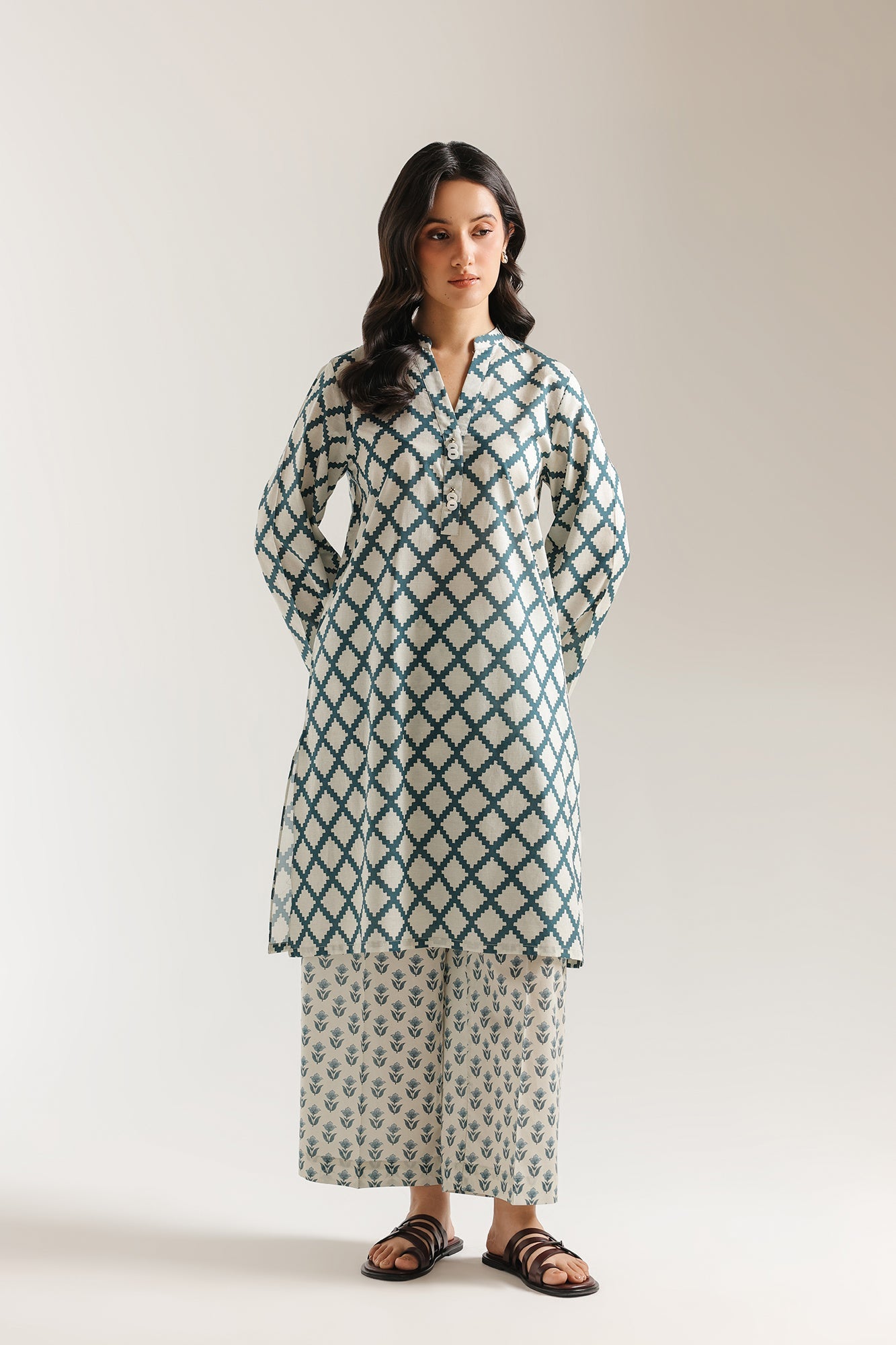 PRINTED SUIT (E8201/102/004)