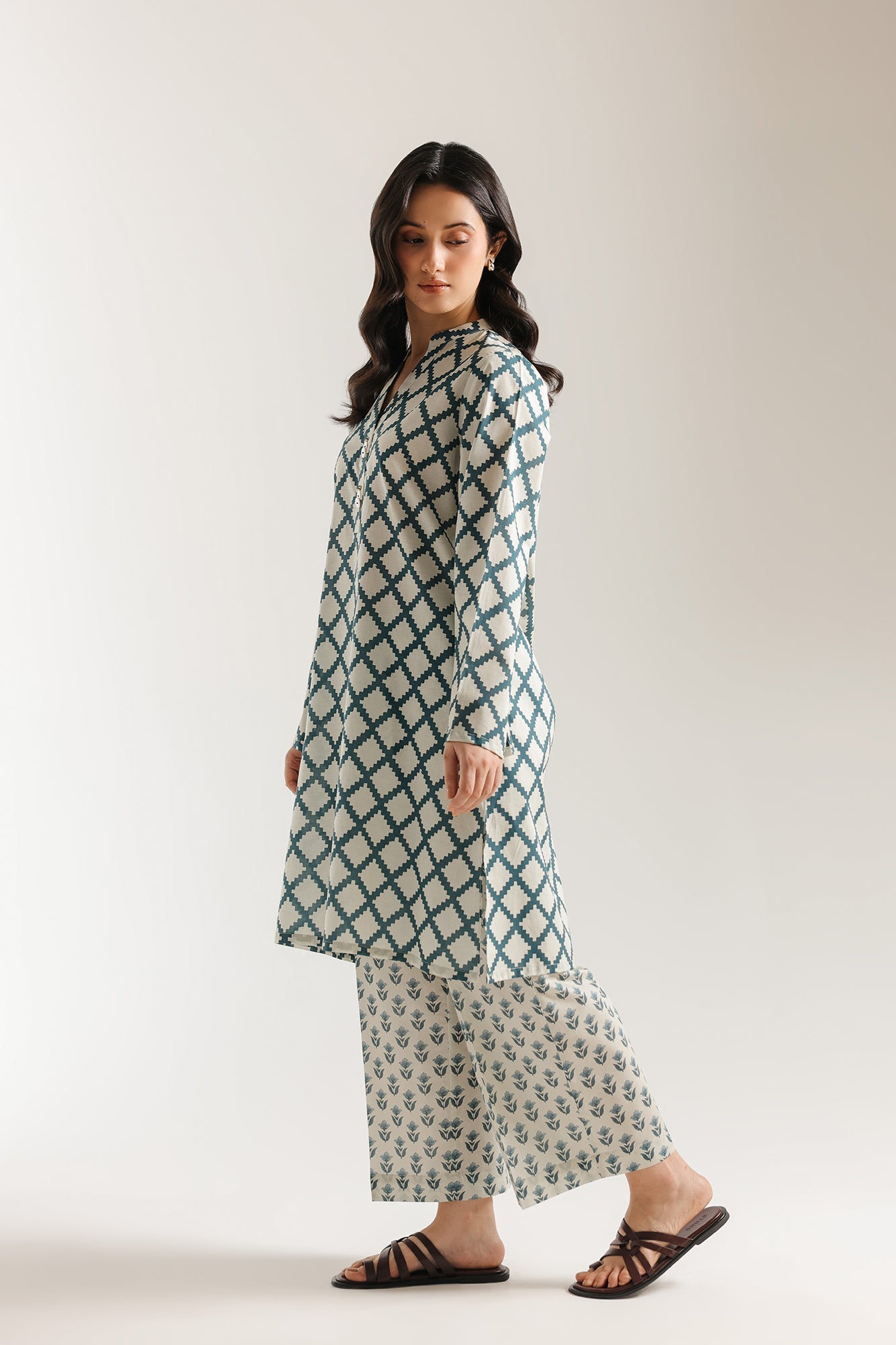 PRINTED SUIT (E8201/102/004)