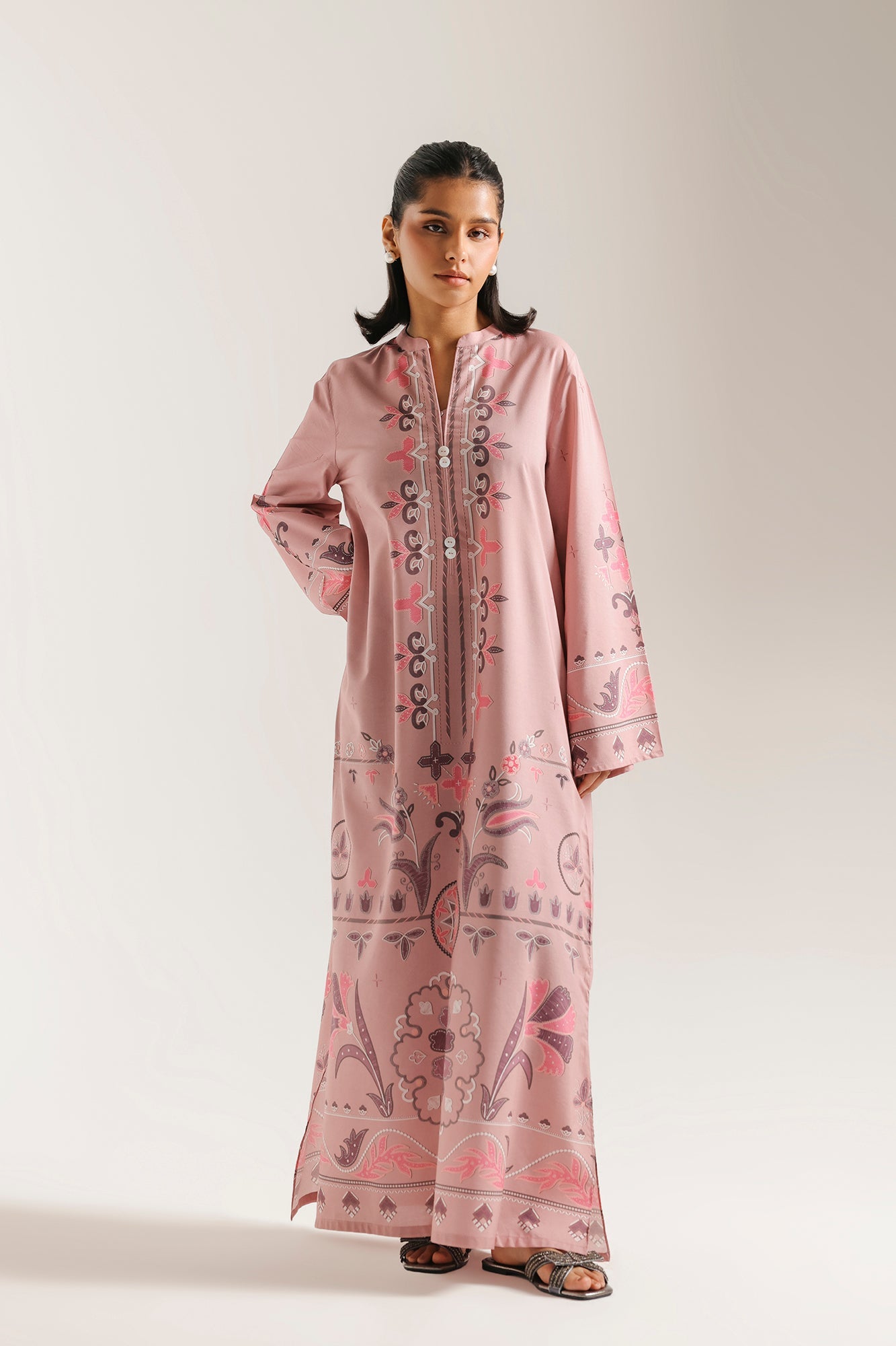 3 Piece Embroidered Dobby Lawn Suit