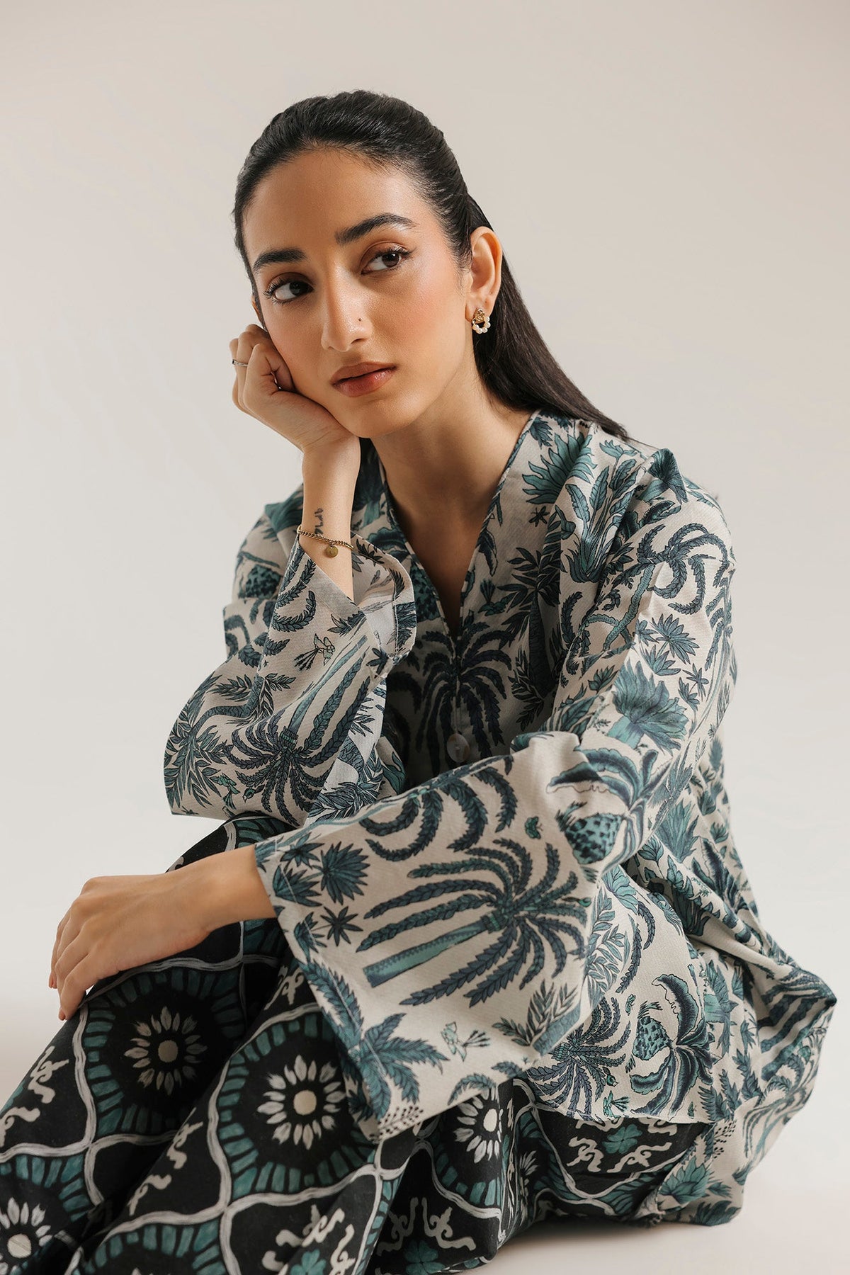 PRINTED SUIT (E8271/102/003)