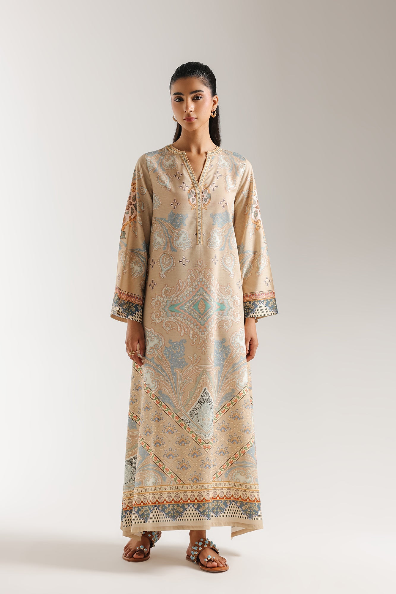 PRINTED KAFTAN (E8380/102/113)