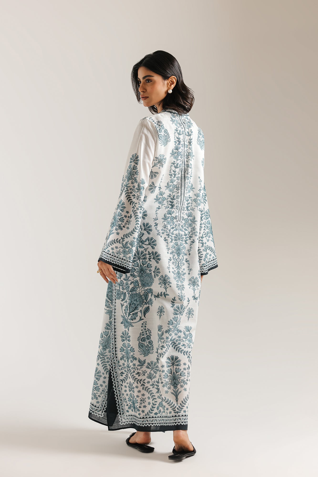 3 Piece Embroidered Raw Silk Suit