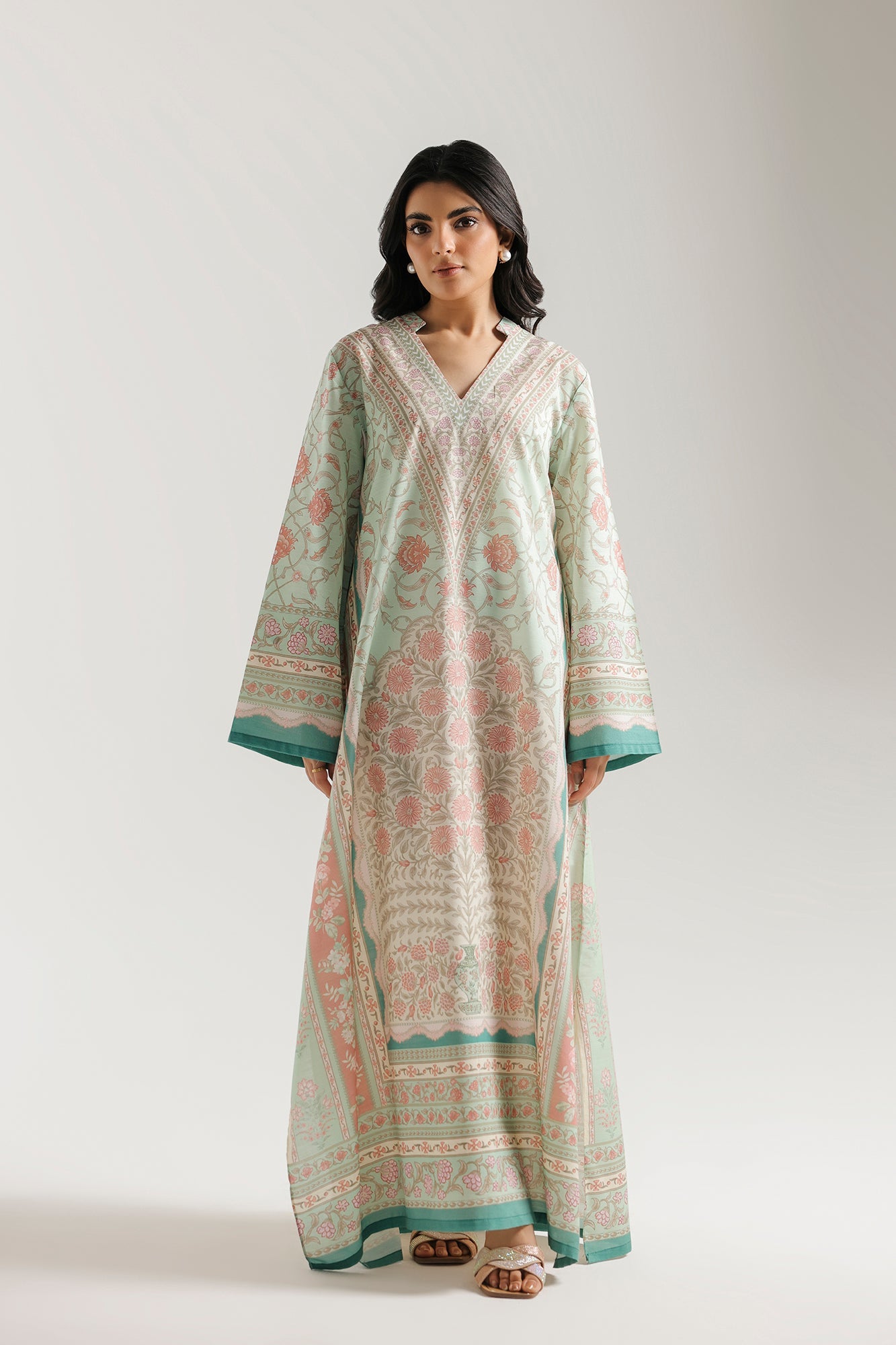 3 Piece Embroidered Dobby Lawn Suit