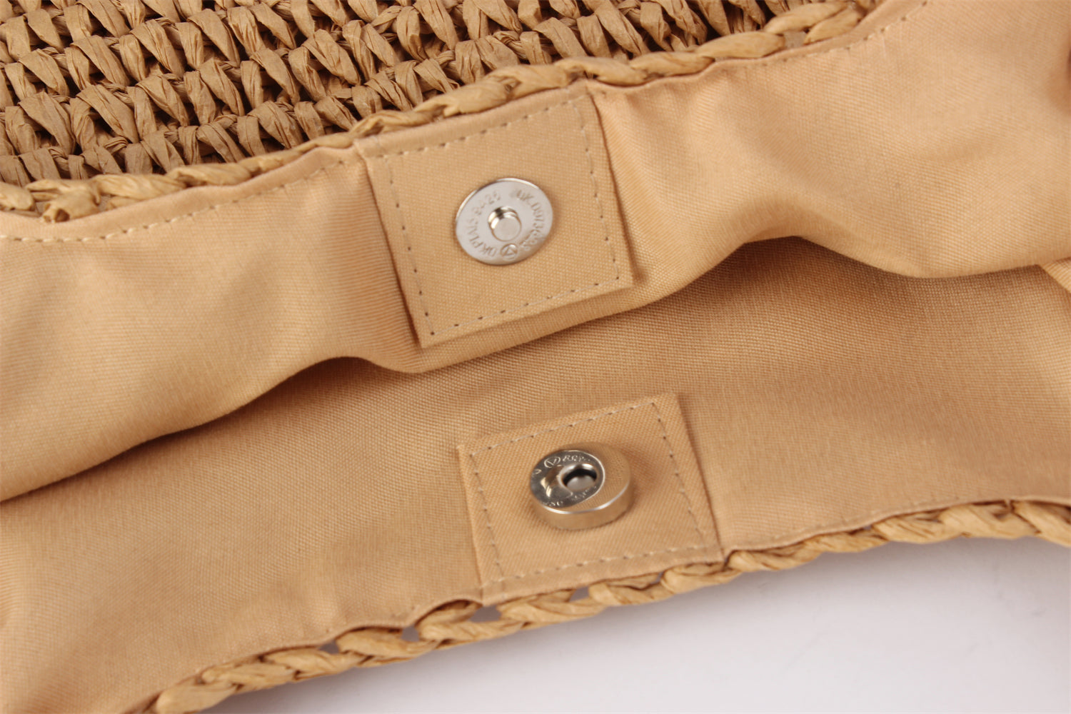 Azure Raffia Tote Bag