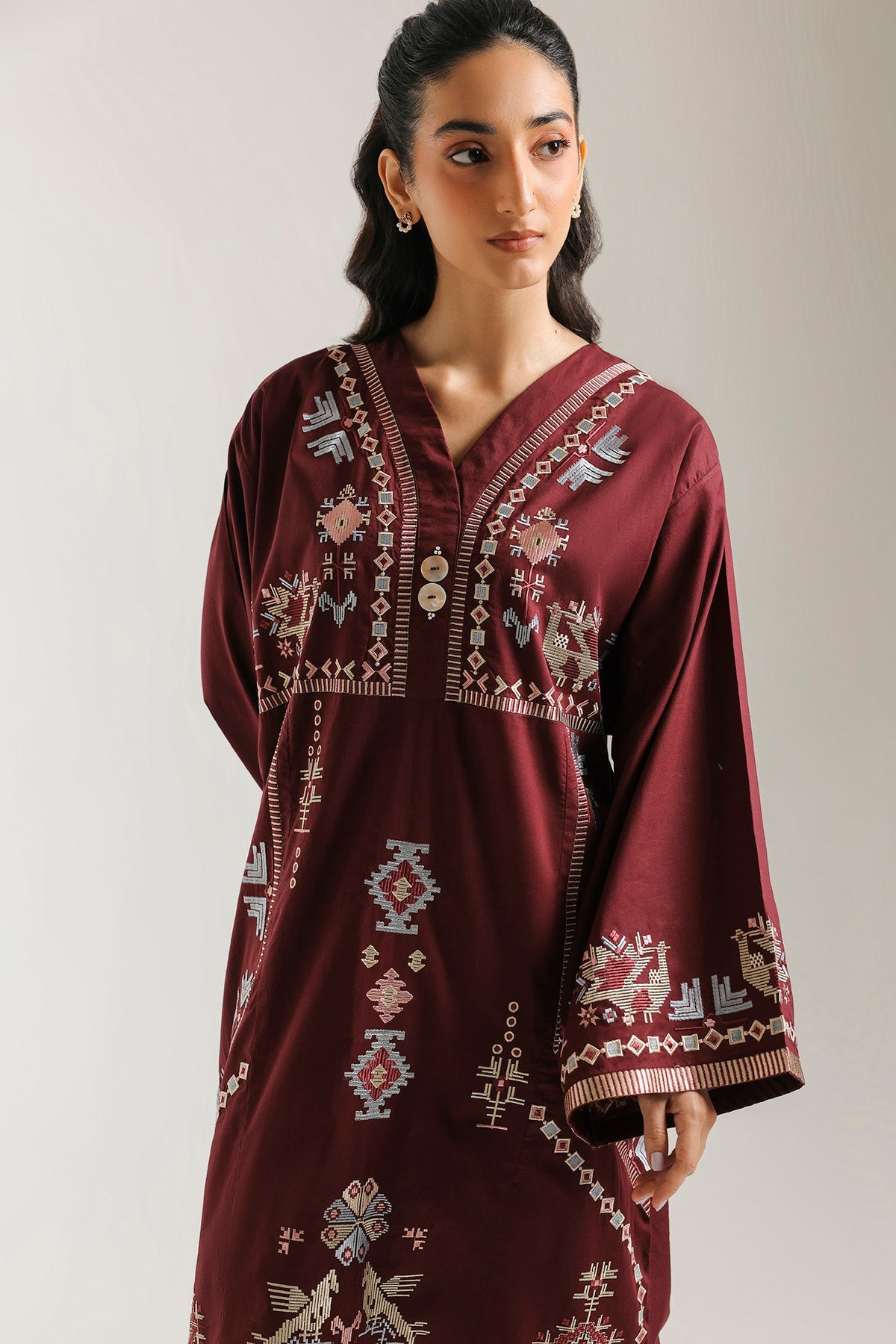 EMBROIDERED DRESS (E9232/102/519)
