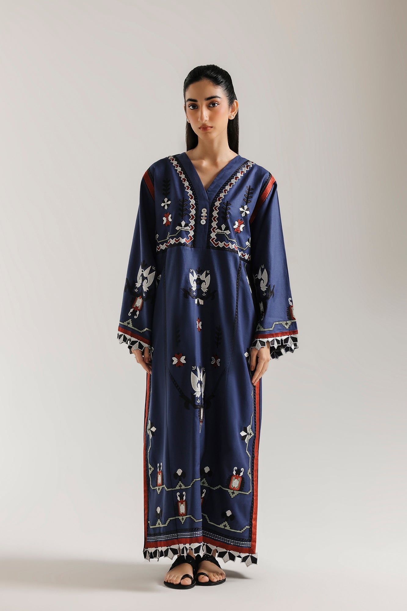 EMBROIDERED DRESS (E9363-102-504)
