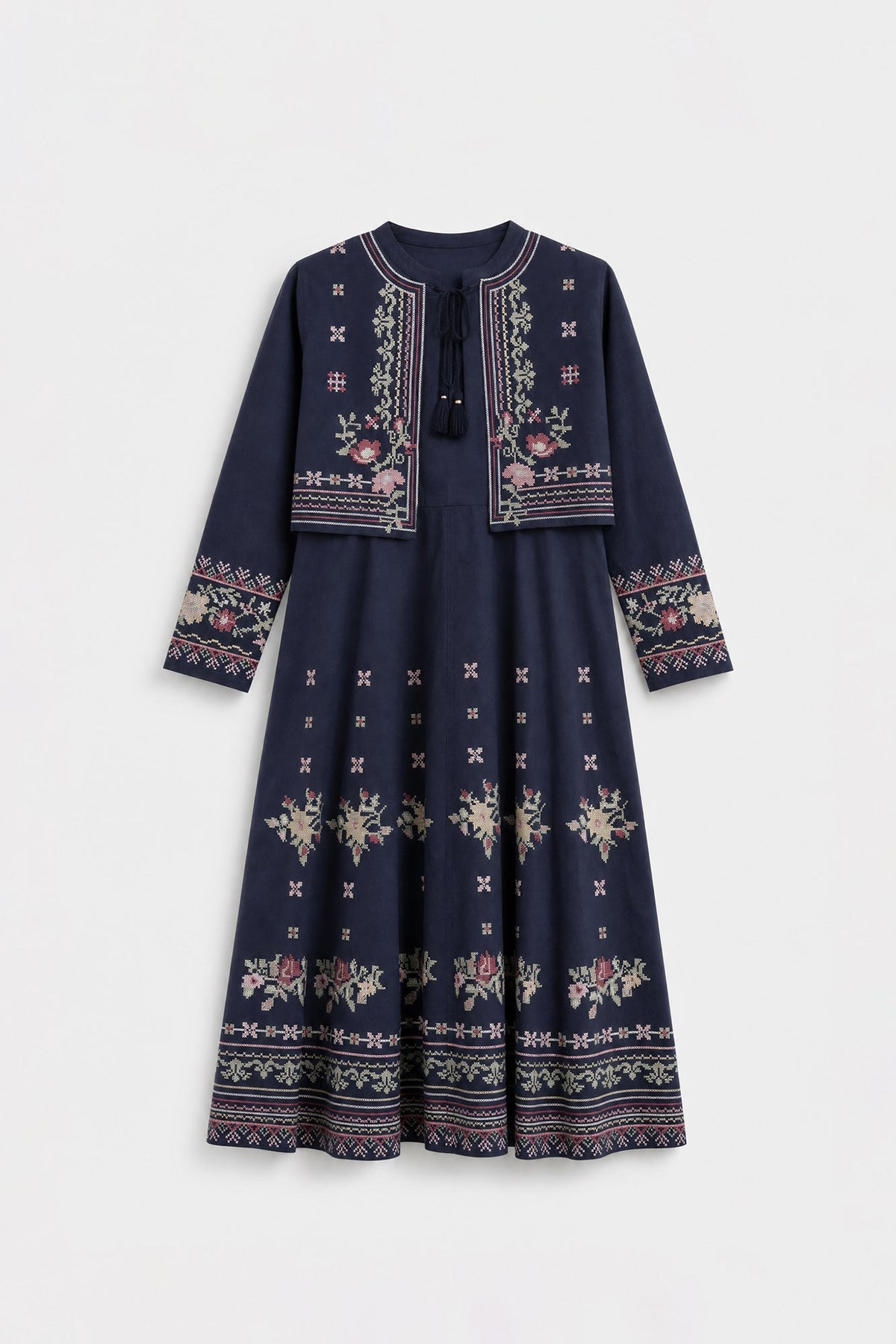 EMBROIDERED DRESS (E9373-102-621)